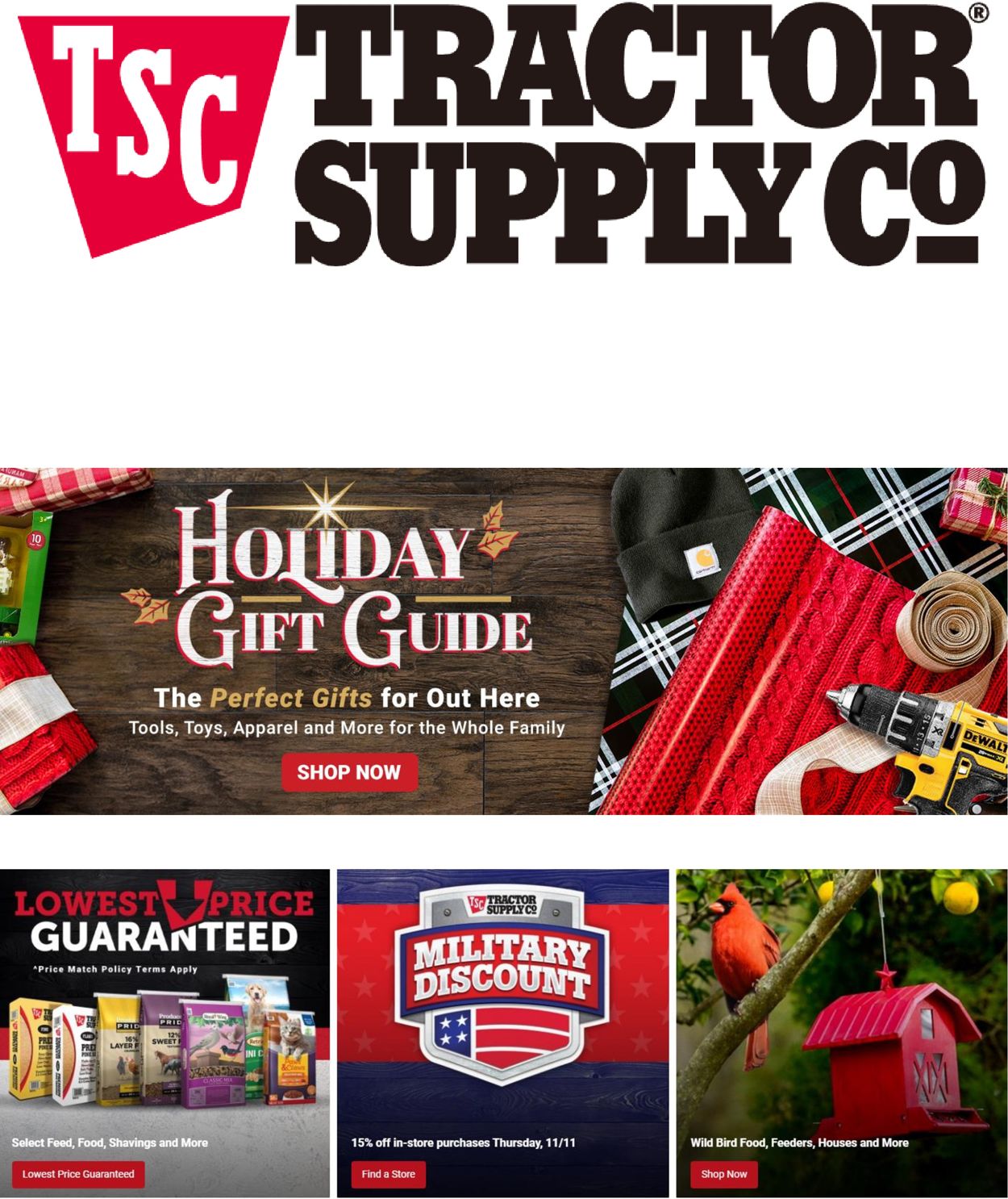 Tractor Supply HOLIDAY 2021 Weekly Ad Circular - valid 11/09-11/15/2021