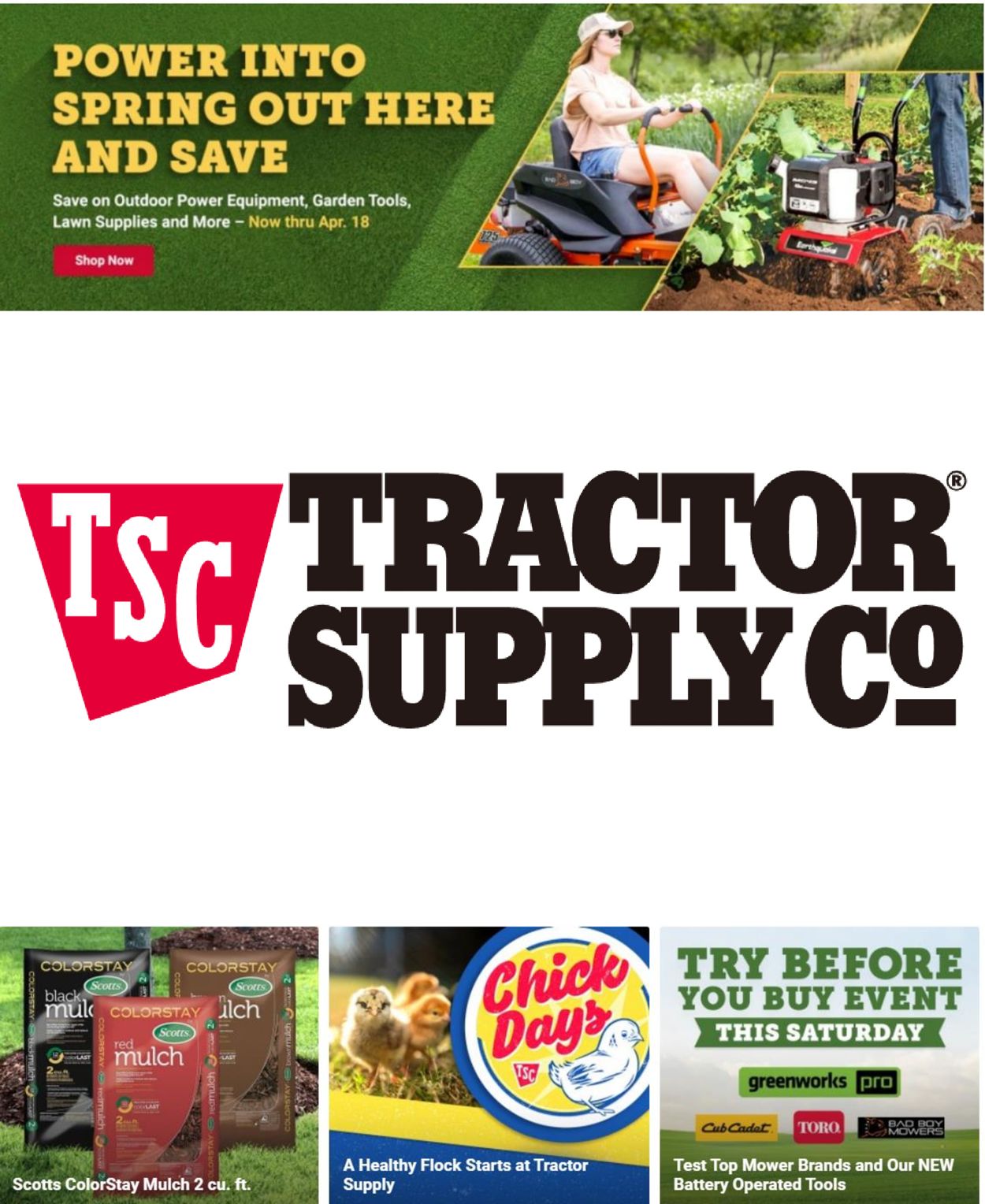 Tractor Supply Weekly Ad Circular - valid 04/12-04/18/2022
