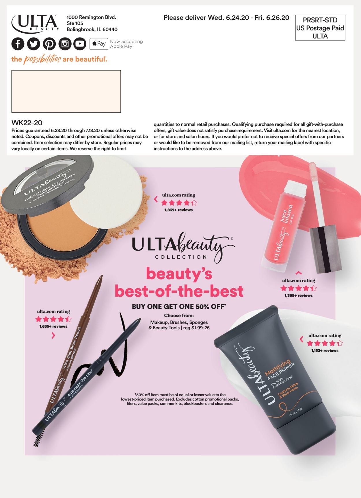 Ulta Beauty Weekly Ad Circular - valid 06/28-07/18/2020 (Page 42)