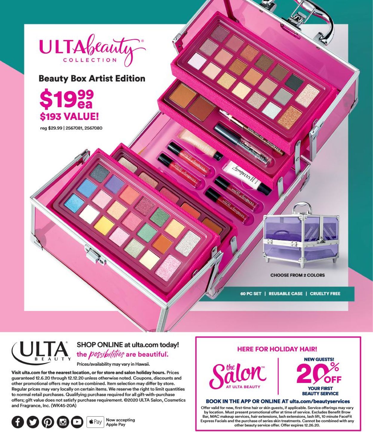 Ulta Beauty Weekly Ad Circular - valid 11/29-12/24/2020 (Page 22)