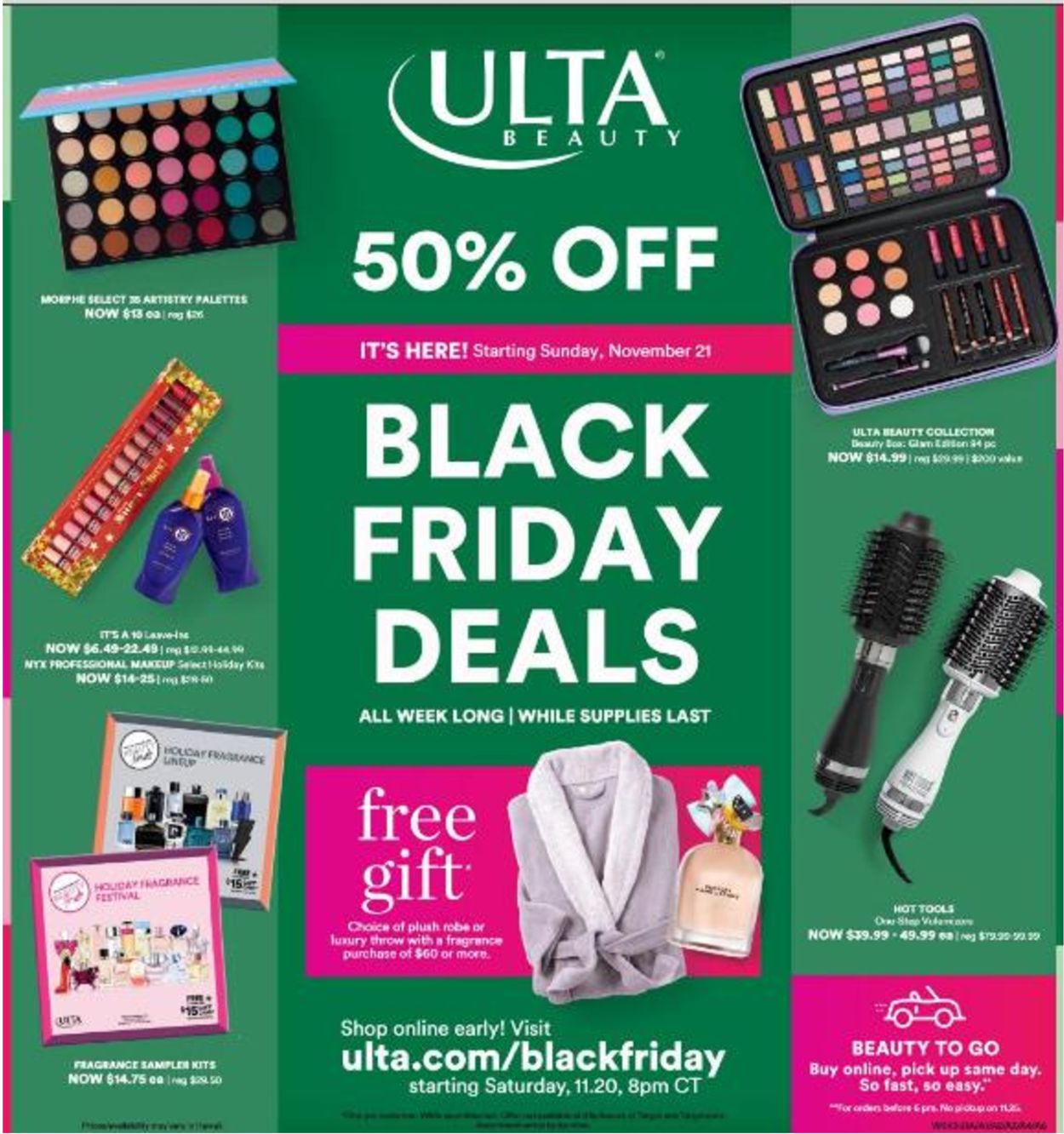 Ulta Beauty BLACK FRIDAY AD 2021 Weekly Ad Circular - valid 11/14-11/27/2021