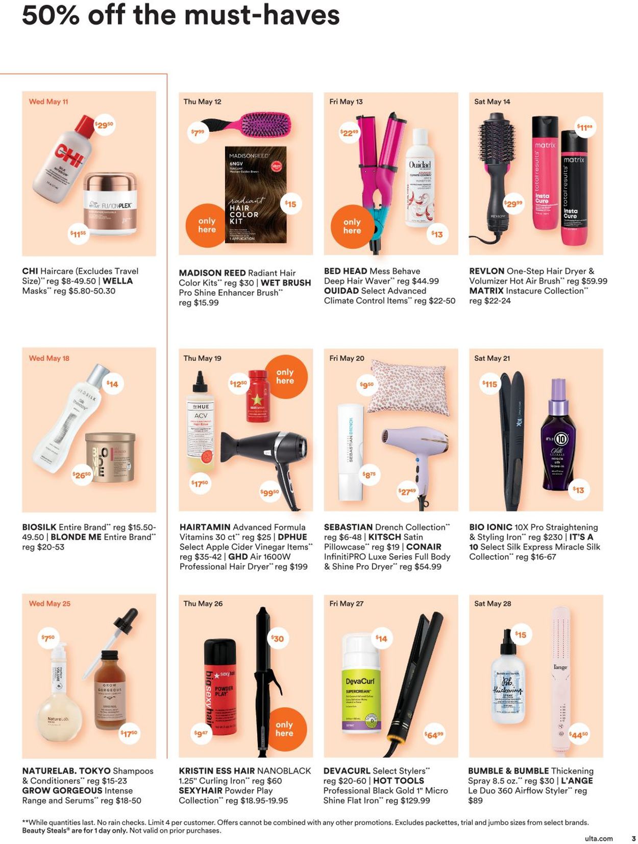 Ulta Beauty Weekly Ad Circular - valid 05/08-05/28/2022 (Page 3)