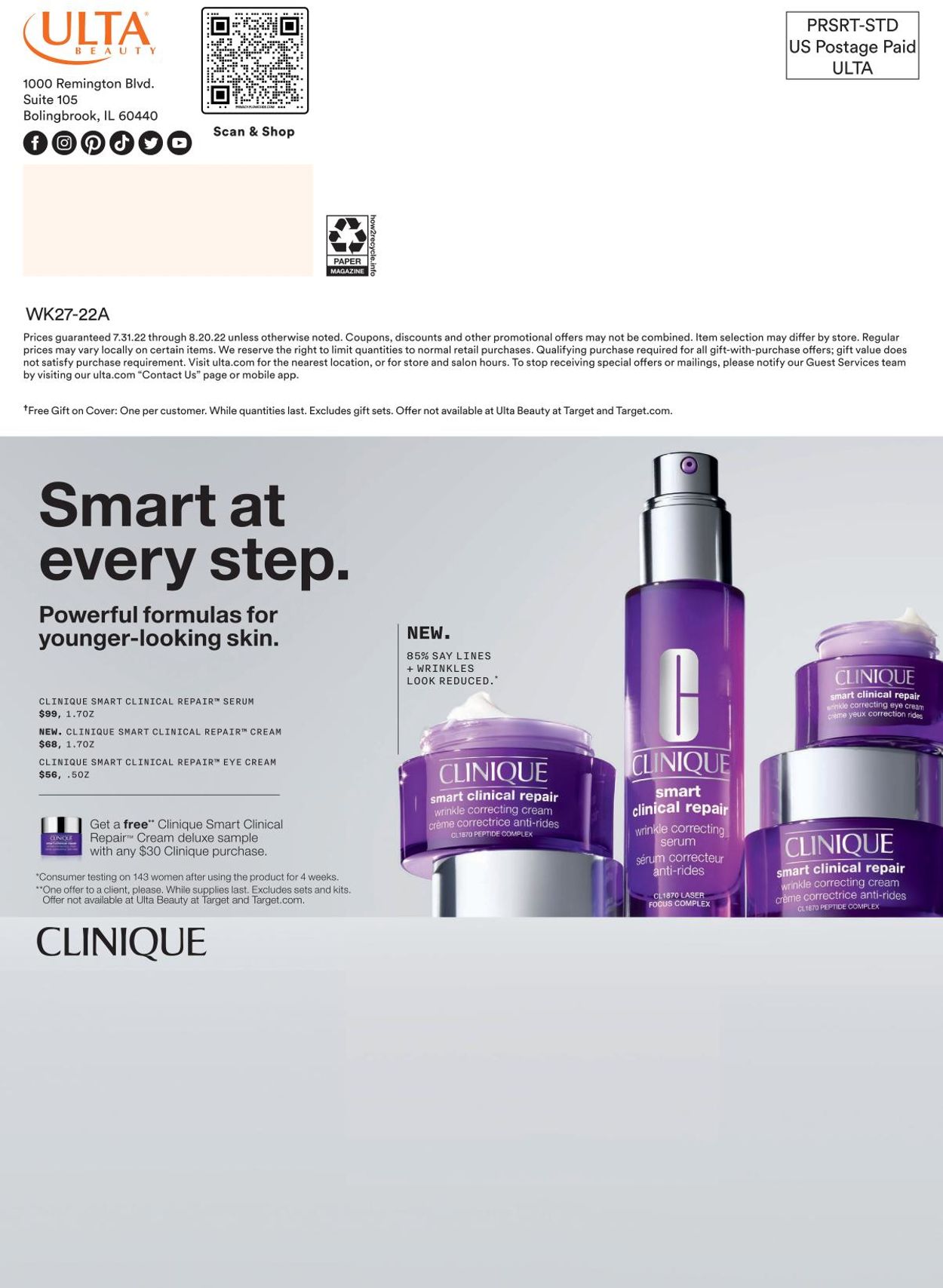 Ulta Beauty Weekly Ad Circular - valid 07/31-08/20/2022 (Page 56)