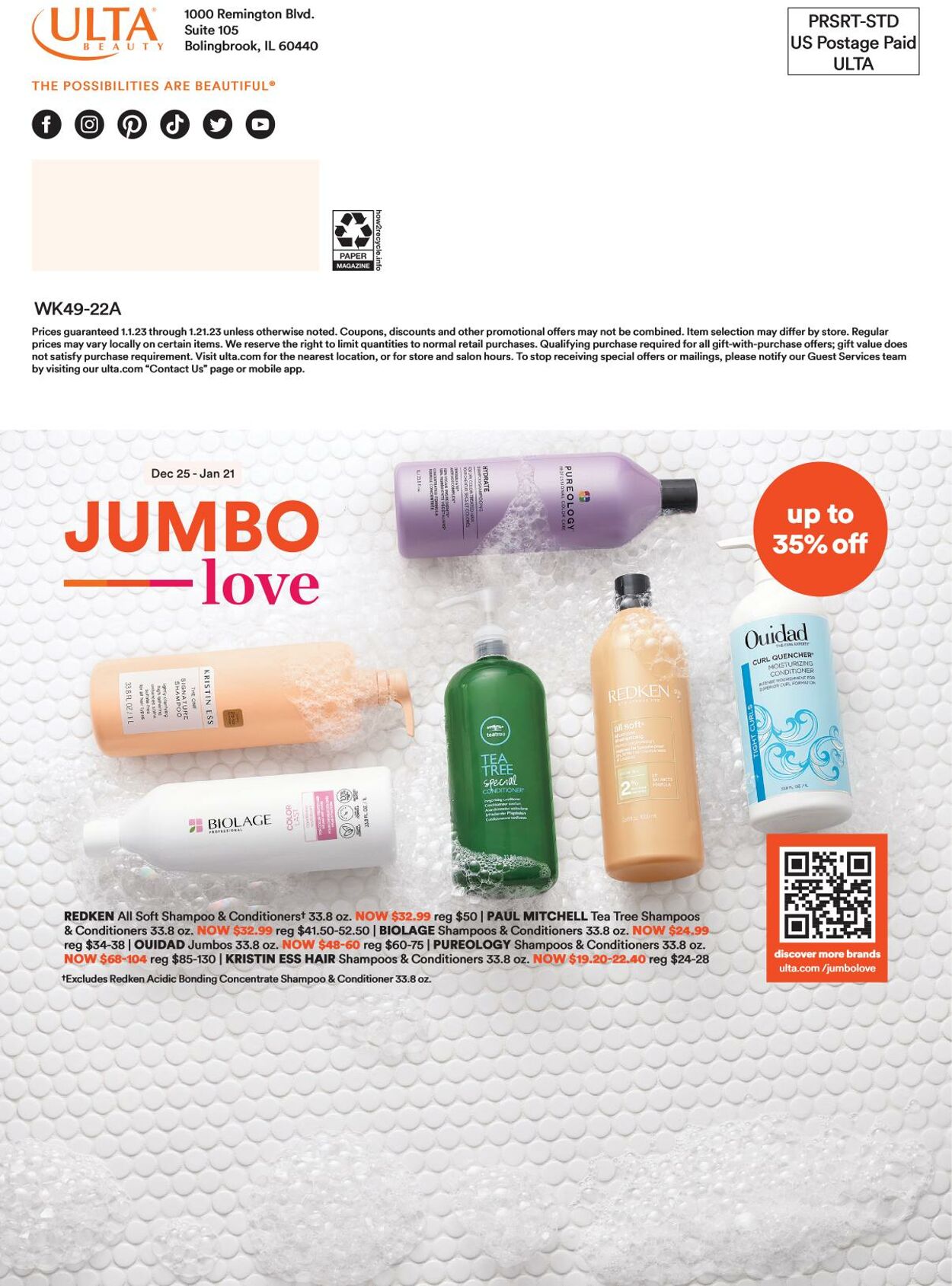 Ulta Beauty Weekly Ad Circular - valid 01/01-01/21/2023 (Page 48)