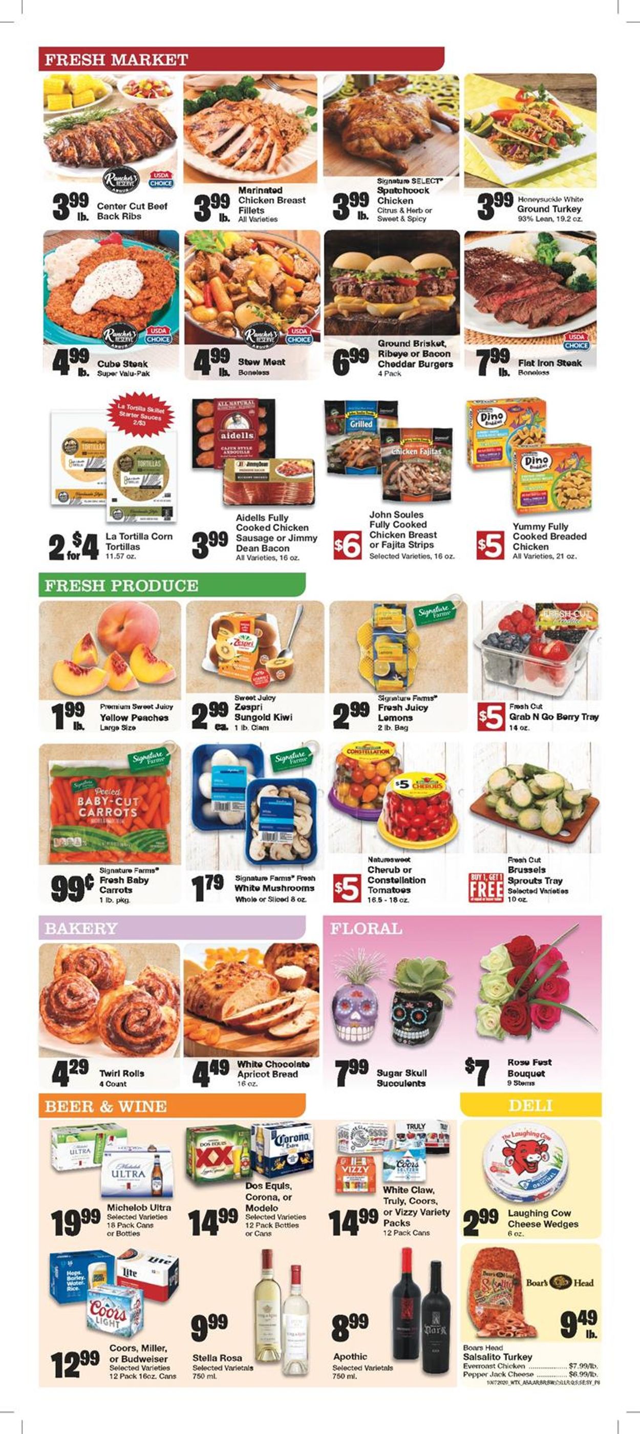 United Supermarkets Weekly Ad Circular - valid 10/07-10/13/2020 (Page 8)