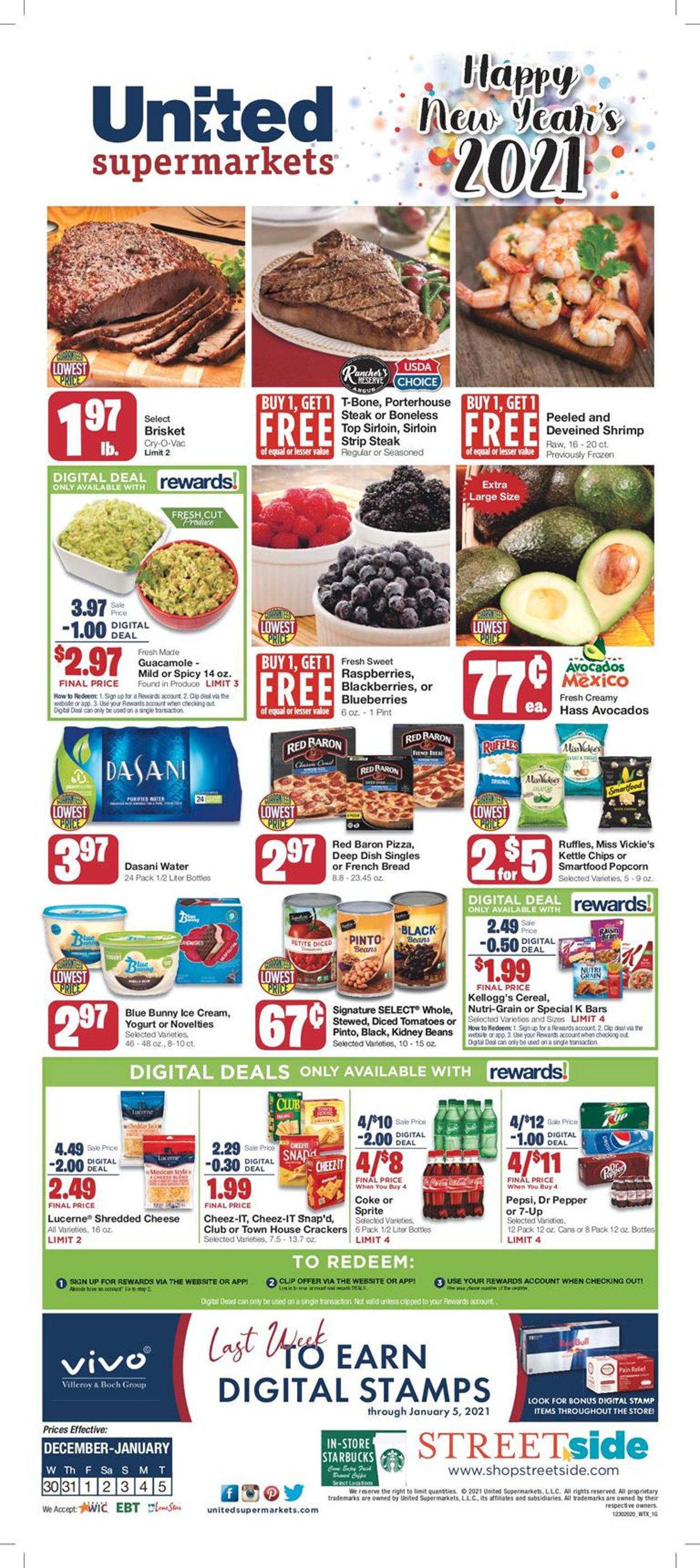 United Supermarkets Weekly Ad Circular - valid 12/30-01/05/2021
