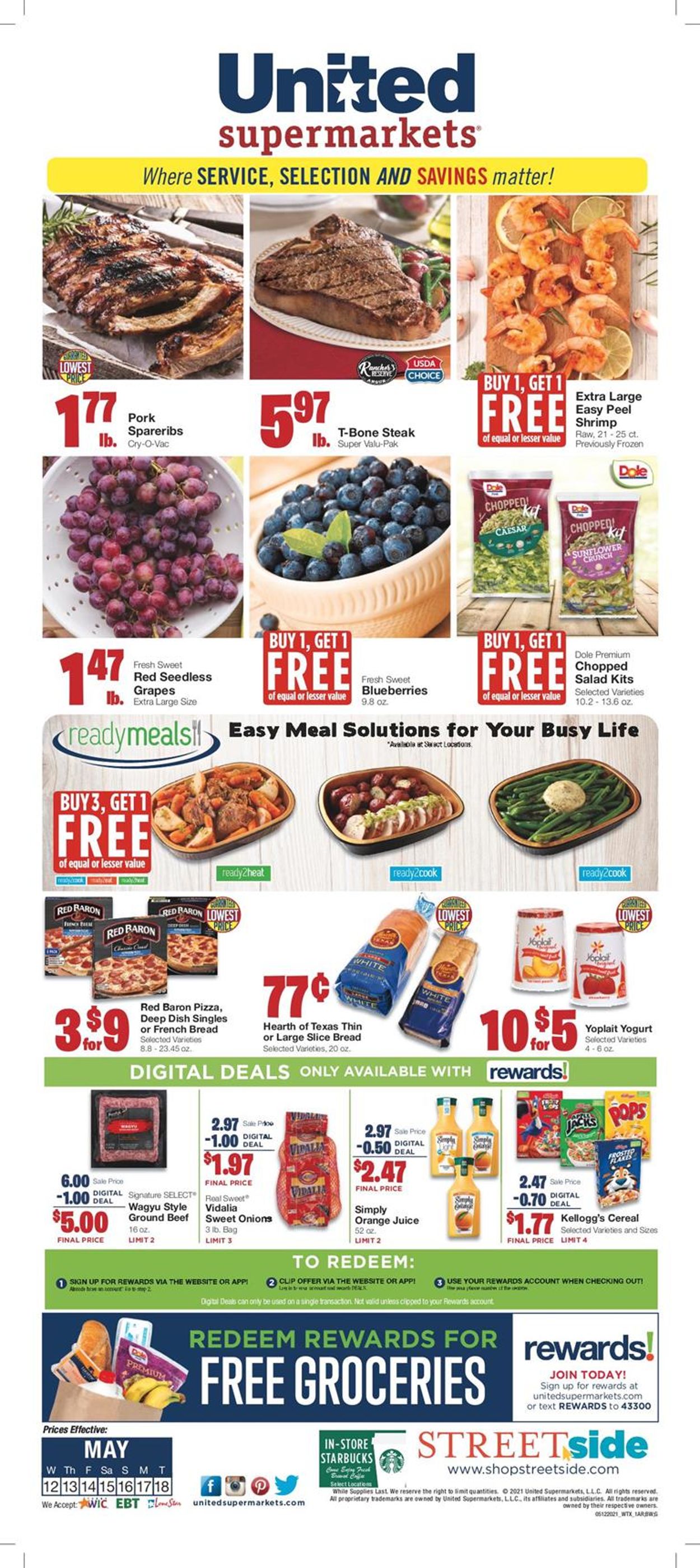 United Supermarkets Weekly Ad Circular - valid 05/12-05/18/2021