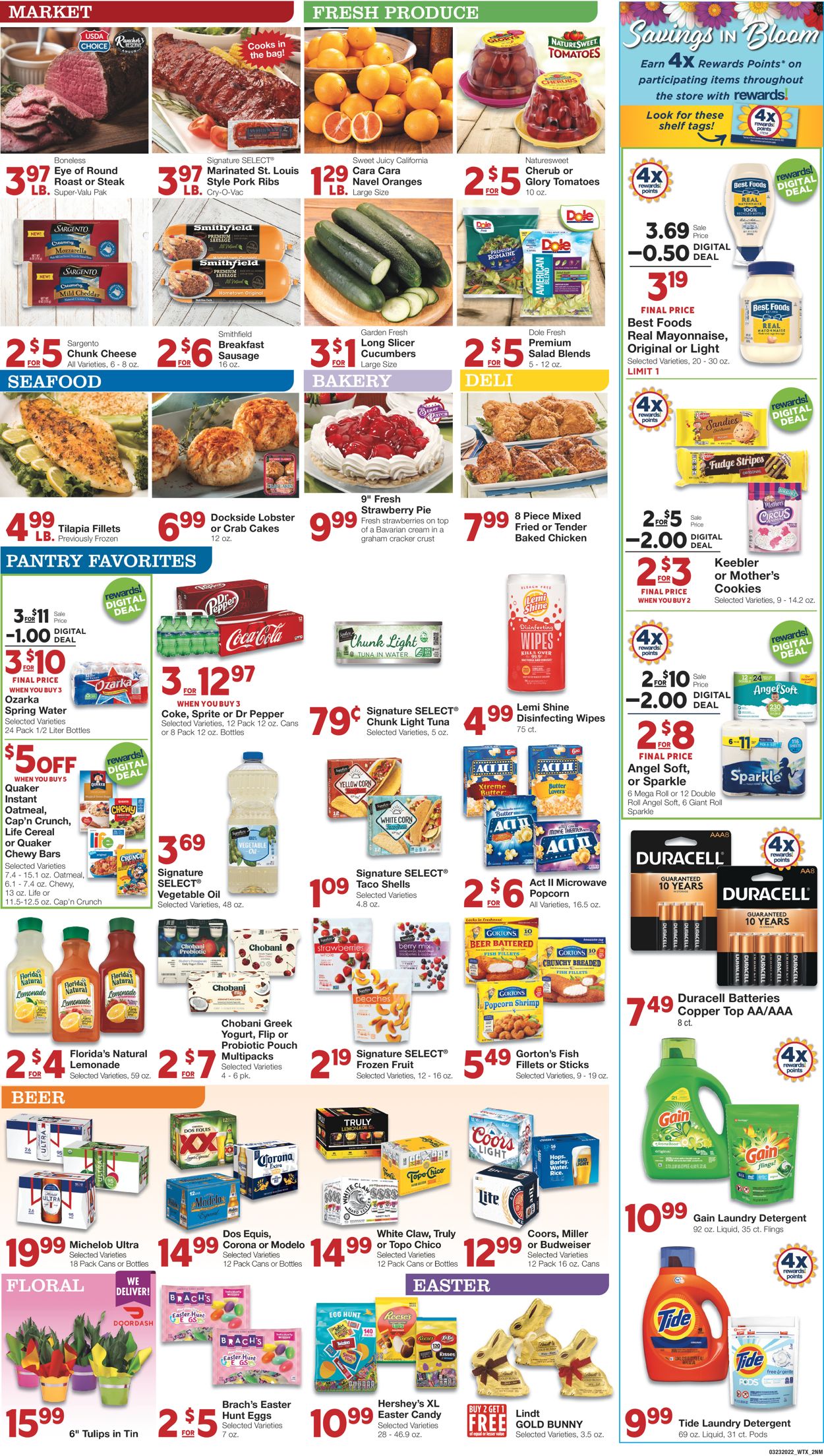 United Supermarkets Weekly Ad Circular - valid 03/23-03/29/2022 (Page 2)