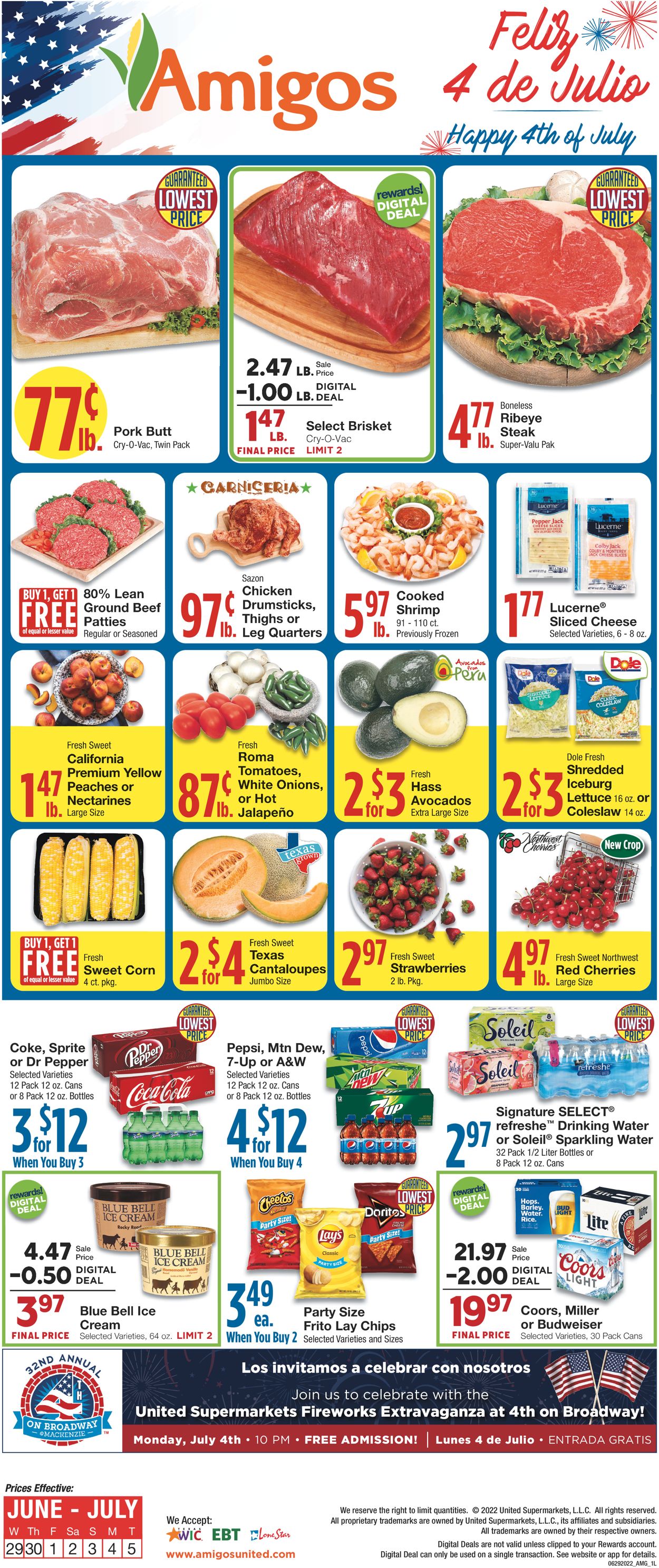 United Supermarkets Weekly Ad Circular - valid 06/29-07/05/2022
