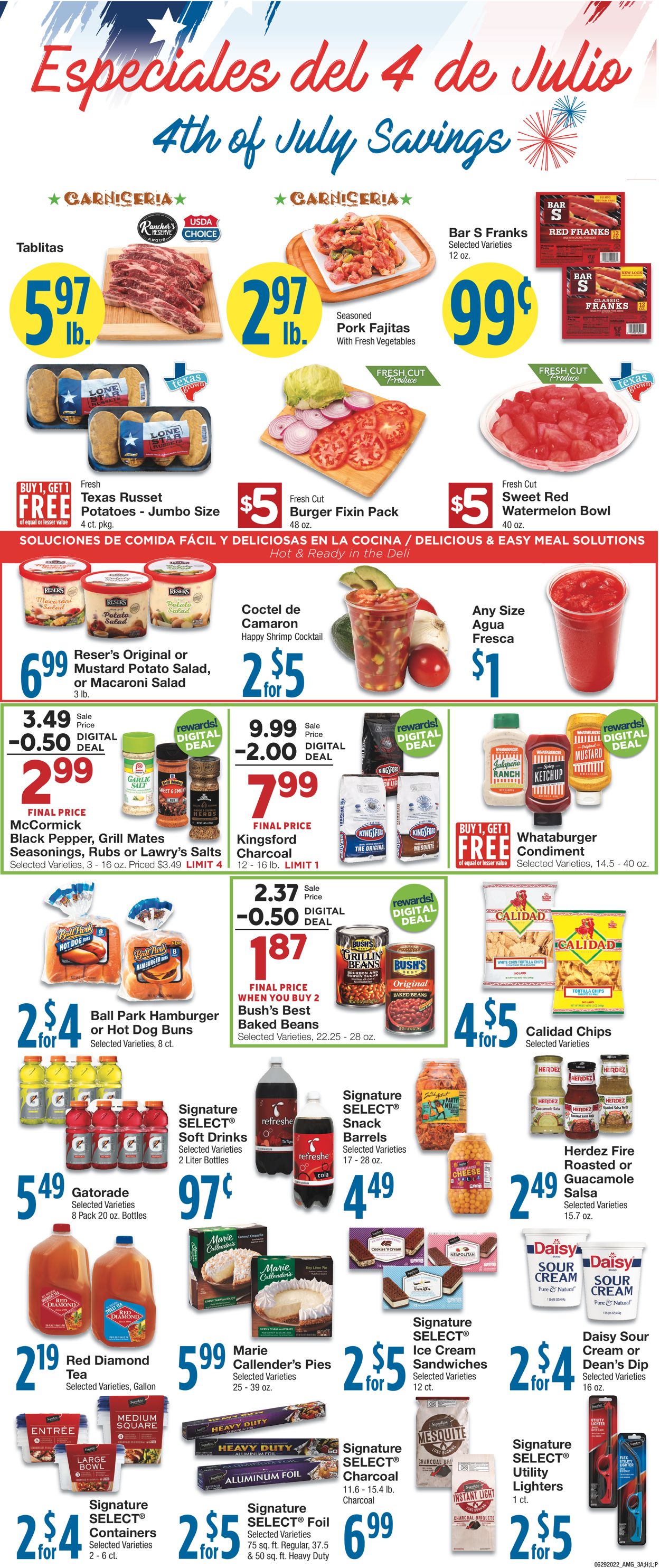 United Supermarkets Weekly Ad Circular - valid 06/29-07/05/2022 (Page 3)