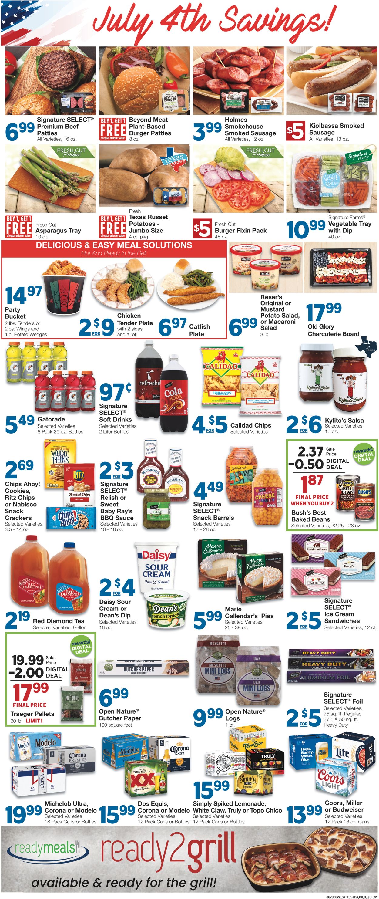 United Supermarkets - 4th of July Sale Weekly Ad Circular - valid 06/29-07/05/2022 (Page 2)