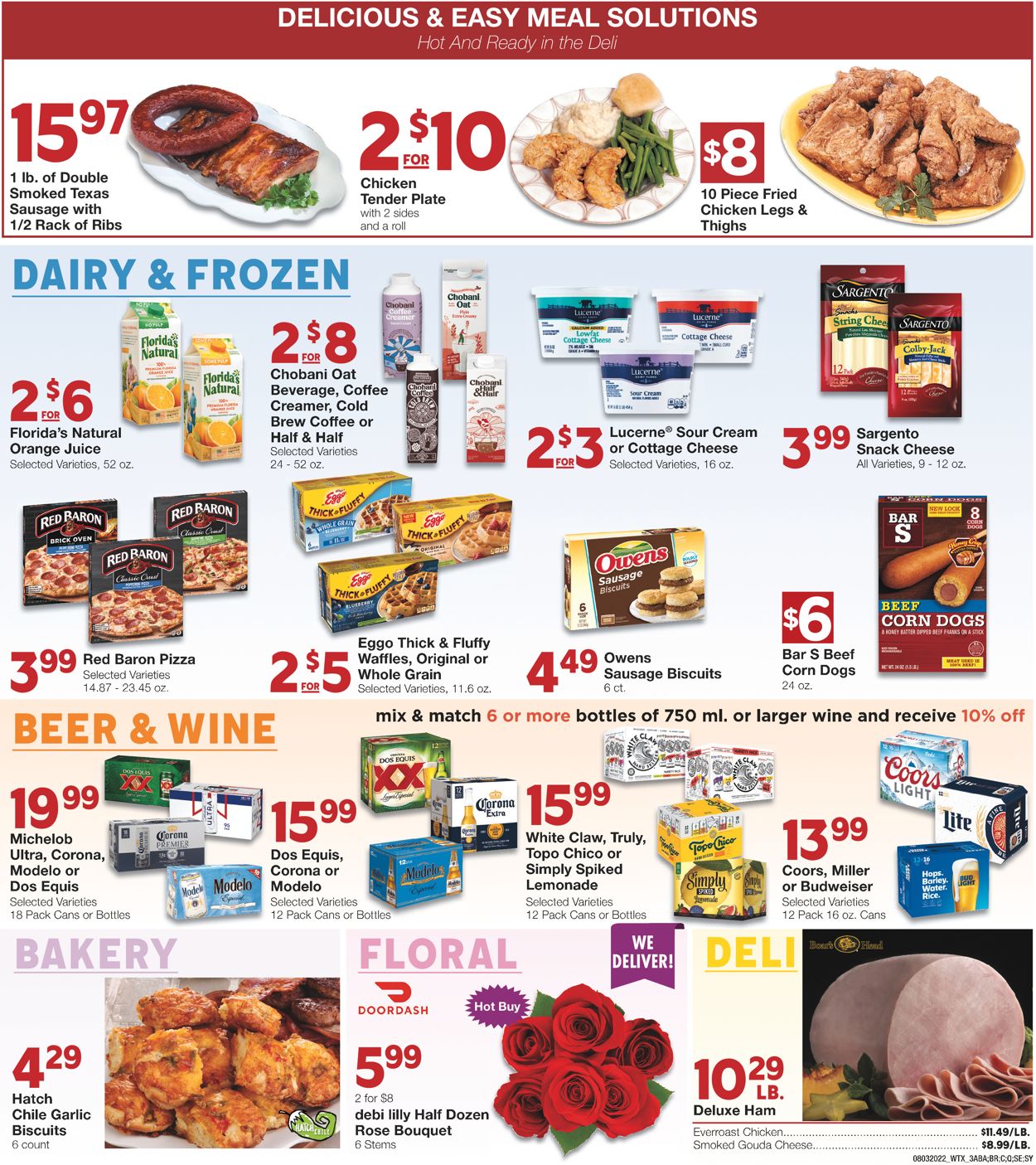 United Supermarkets Weekly Ad Circular - valid 08/03-08/09/2022 (Page 3)