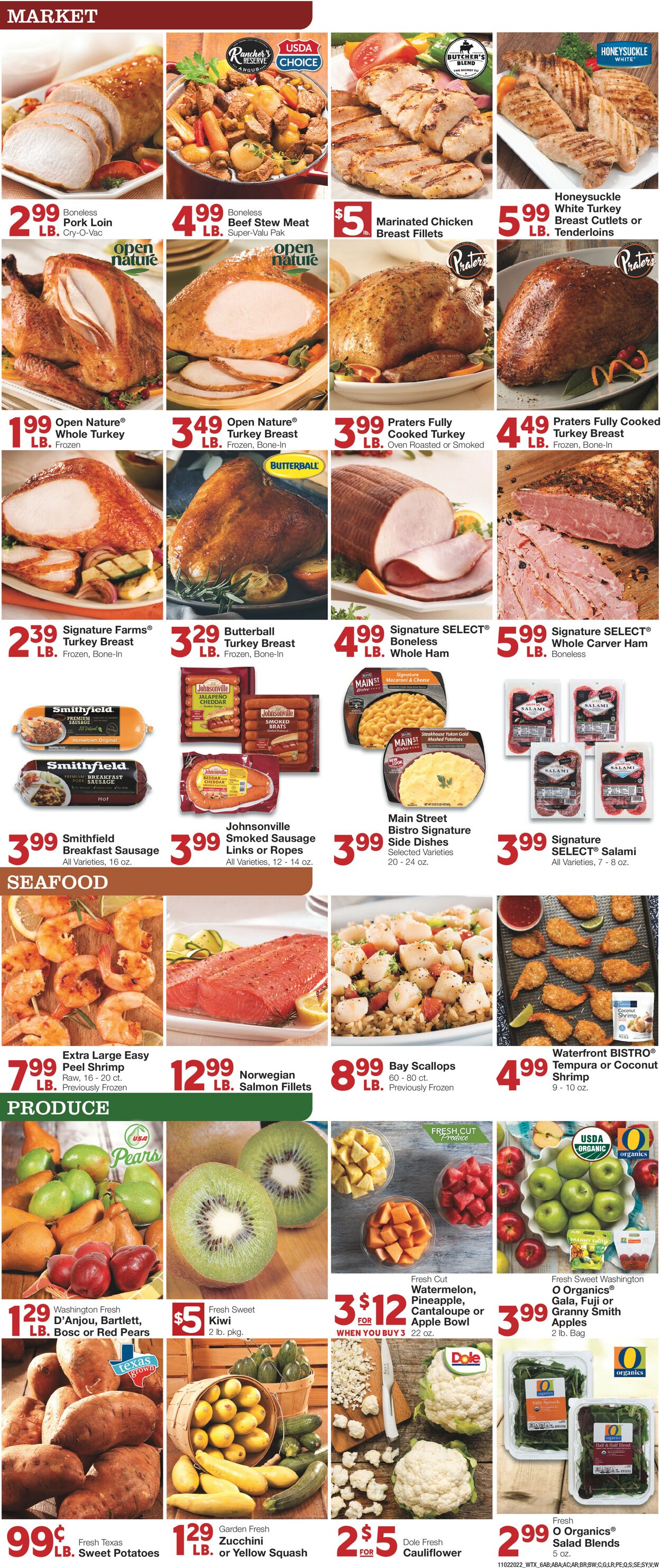 United Supermarkets Weekly Ad Circular - valid 11/02-11/08/2022 (Page 6)