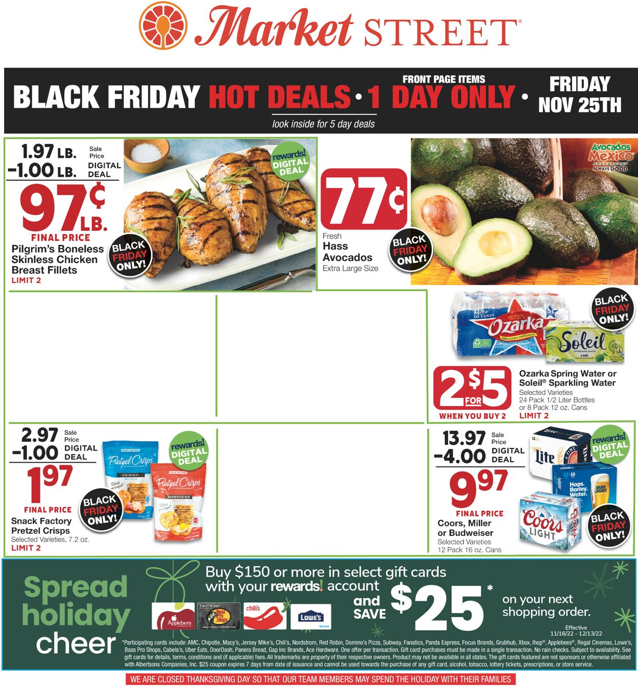United Supermarkets Weekly Ad Circular - valid 11/25-11/29/2022