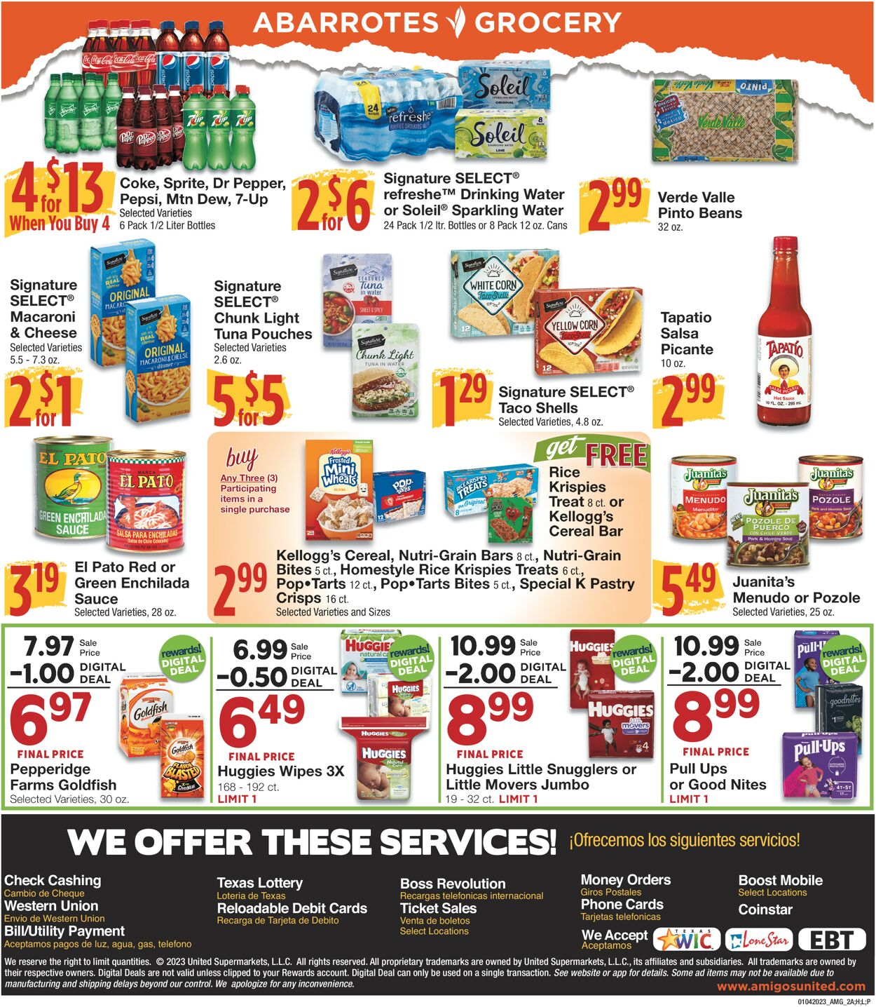 United Supermarkets Weekly Ad Circular - valid 01/04-01/10/2023 (Page 2)