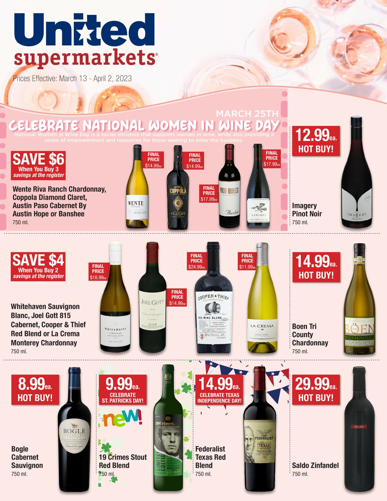 United Supermarkets Weekly Ad Circular - valid 03/13-04/02/2023
