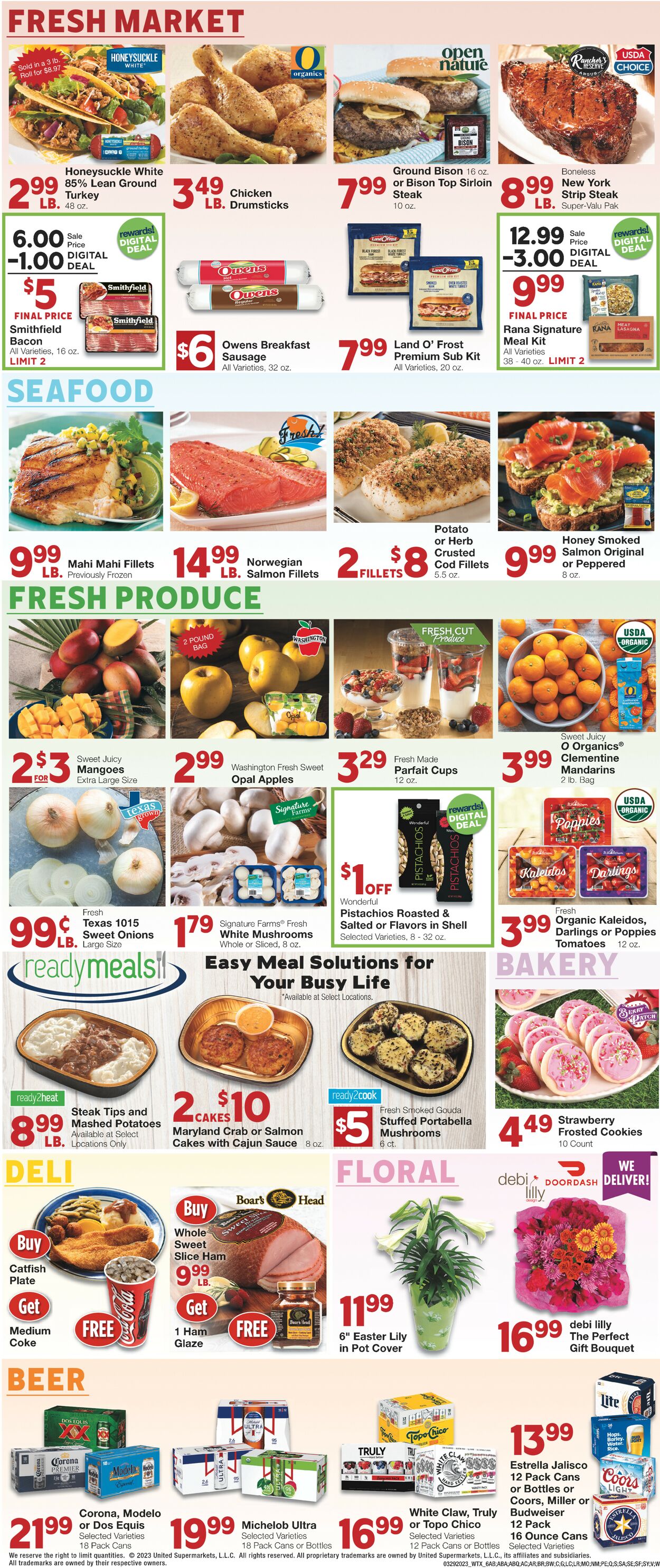 United Supermarkets Weekly Ad Circular - valid 03/29-04/04/2023 (Page 6)