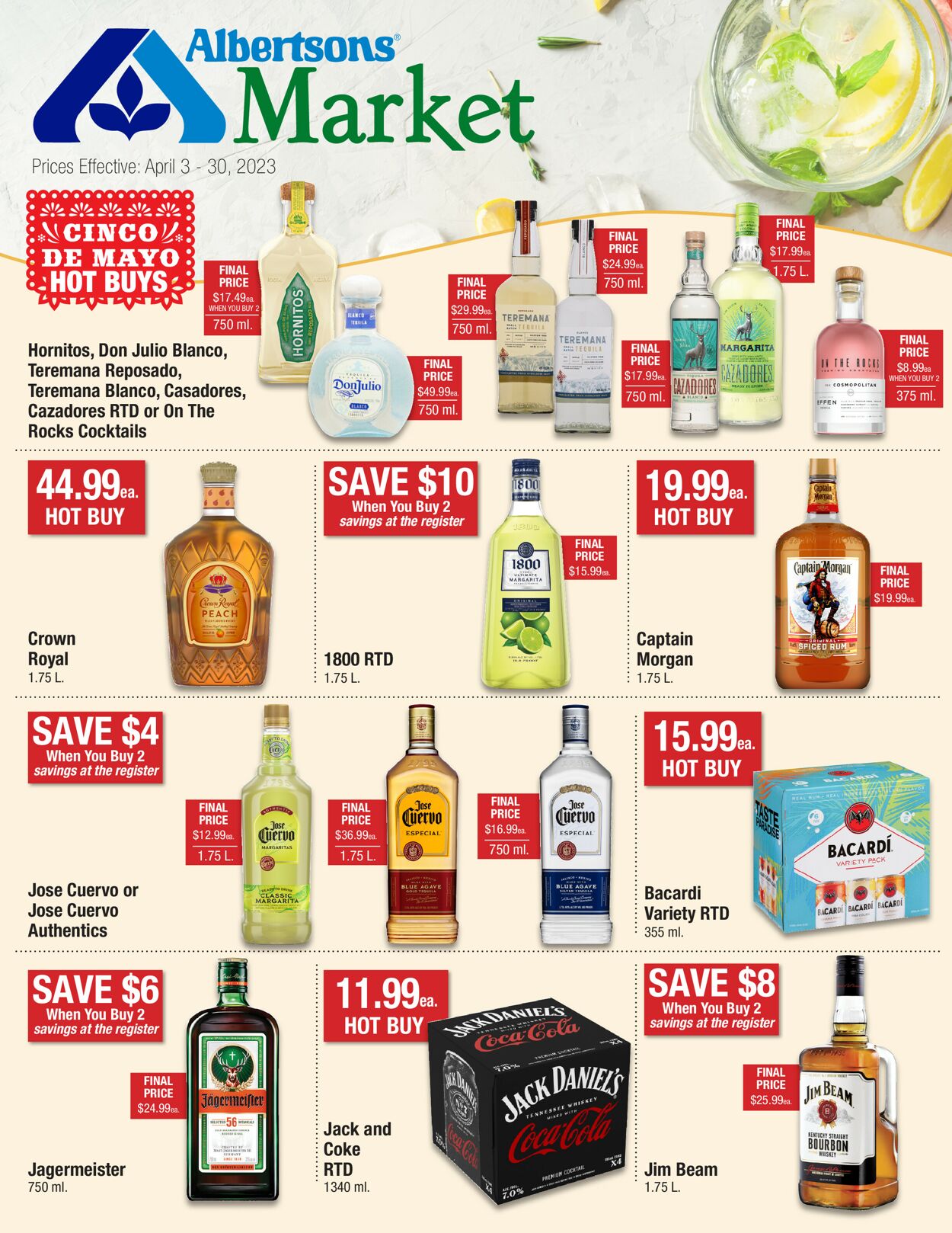United Supermarkets Weekly Ad Circular - valid 04/03-04/30/2023