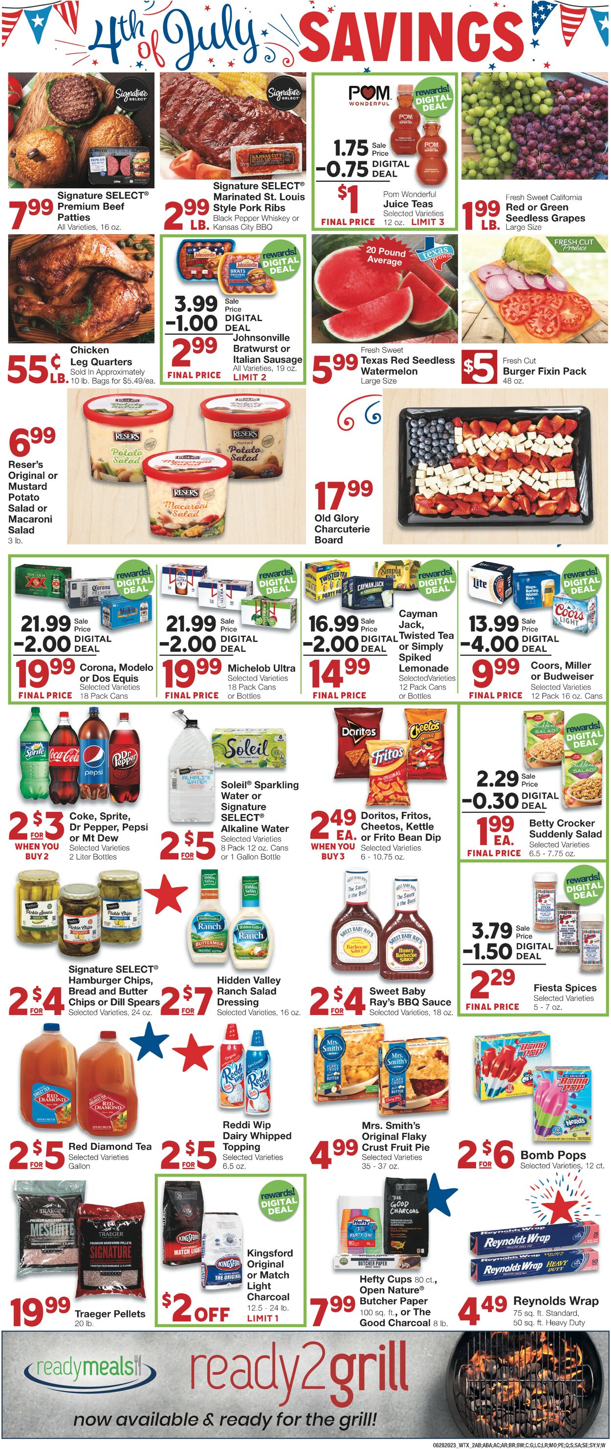 United Supermarkets Weekly Ad Circular - valid 06/28-07/04/2023 (Page 2)