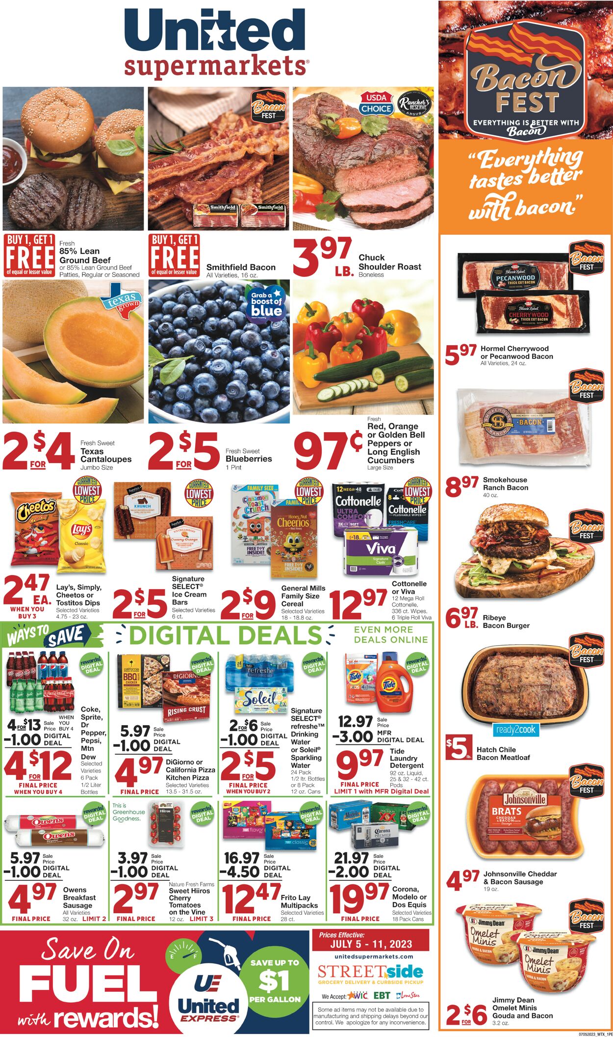 United Supermarkets Weekly Ad Circular - valid 07/05-07/11/2023