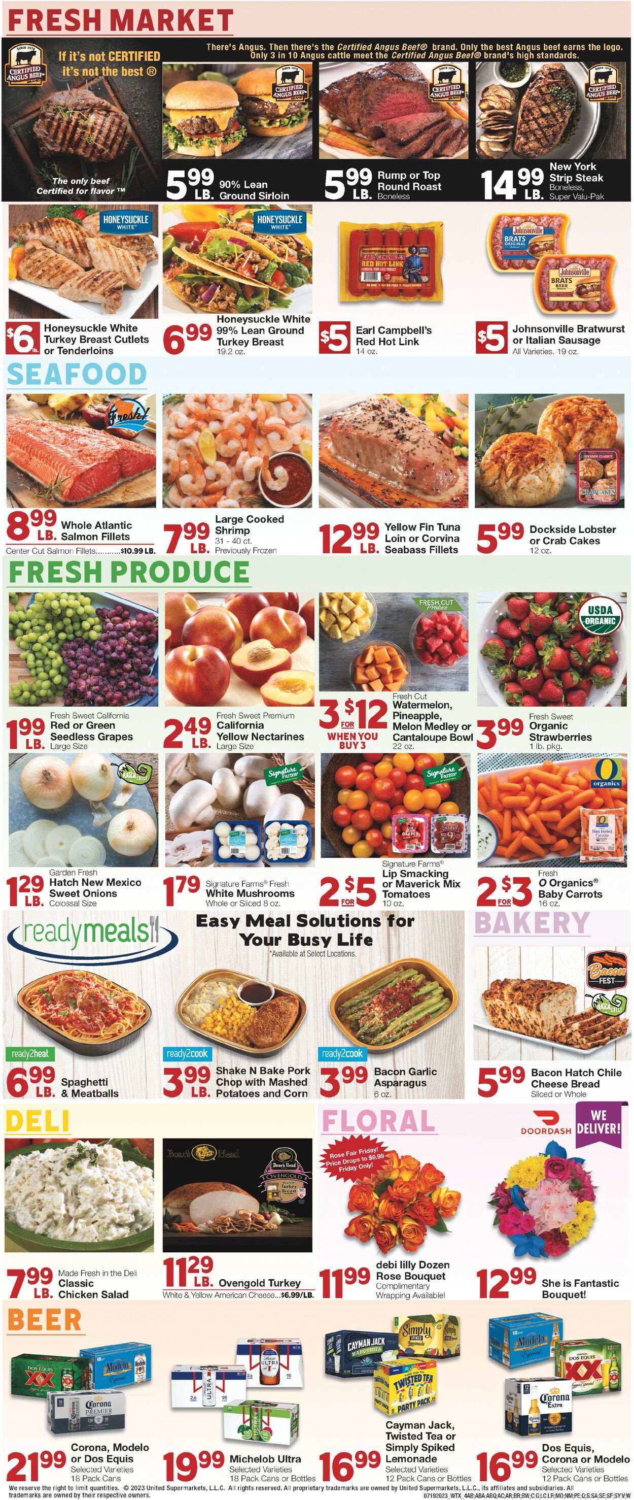 United Supermarkets Weekly Ad Circular - valid 07/19-07/25/2023 (Page 4)