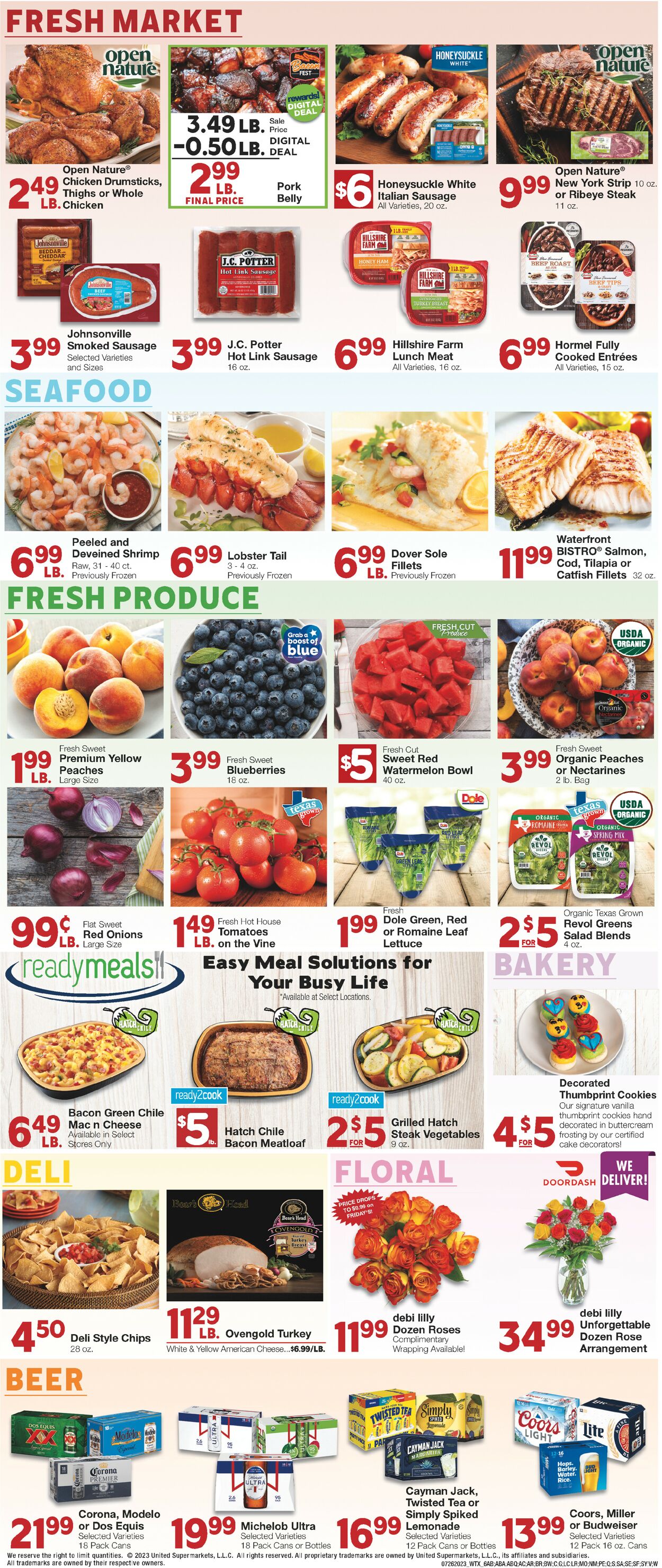 United Supermarkets Weekly Ad Circular - valid 07/26-08/01/2023 (Page 6)