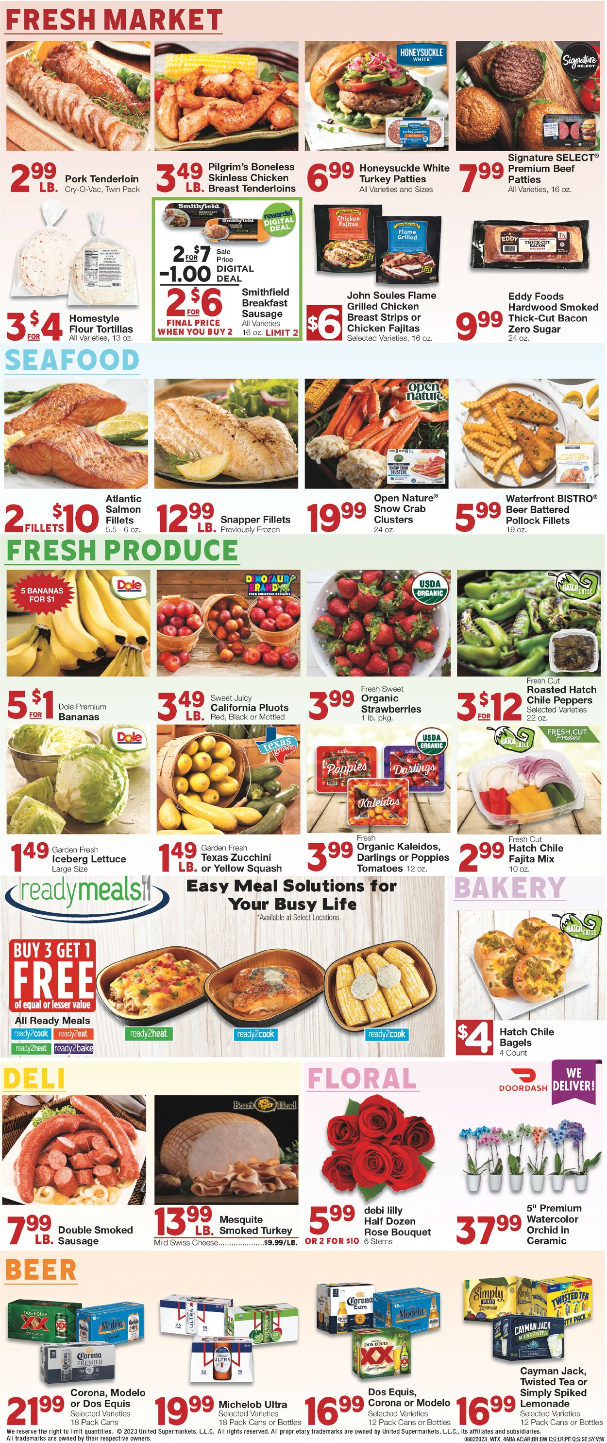 United Supermarkets Weekly Ad Circular - valid 08/02-08/08/2023 (Page 4)