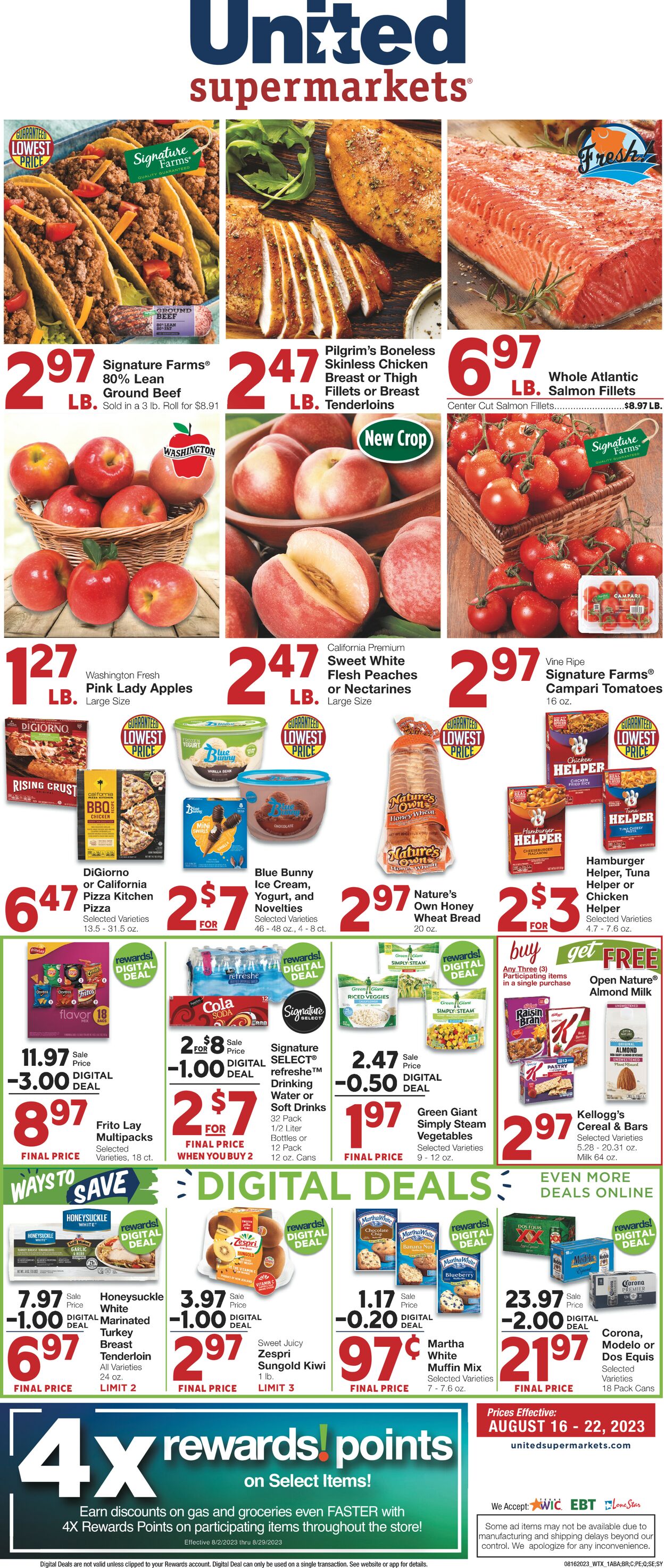 United Supermarkets Weekly Ad Circular - valid 08/16-08/22/2023