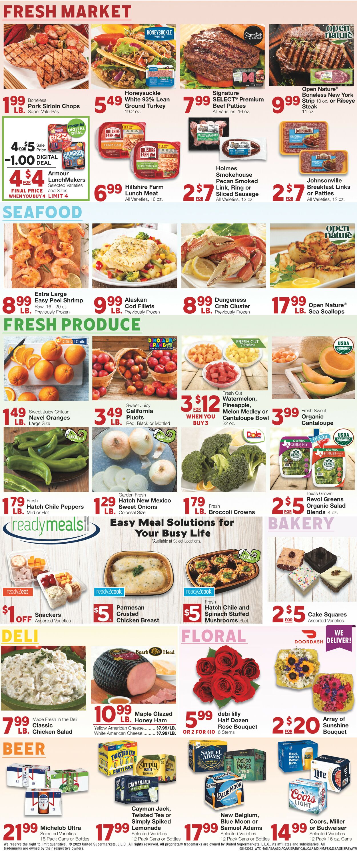 United Supermarkets Weekly Ad Circular - valid 08/16-08/22/2023 (Page 4)