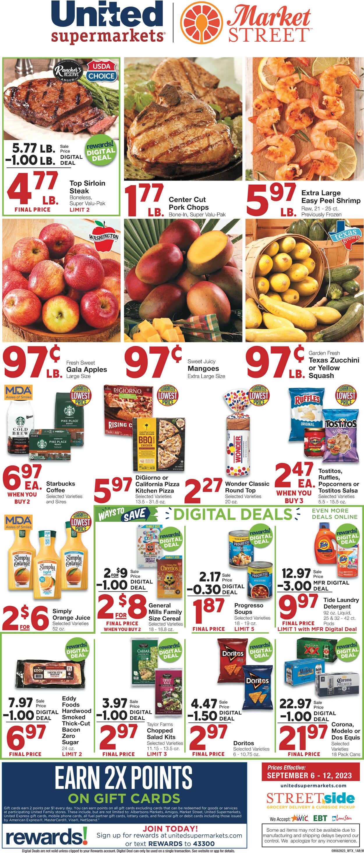 United Supermarkets Weekly Ad Circular - valid 09/06-09/12/2023