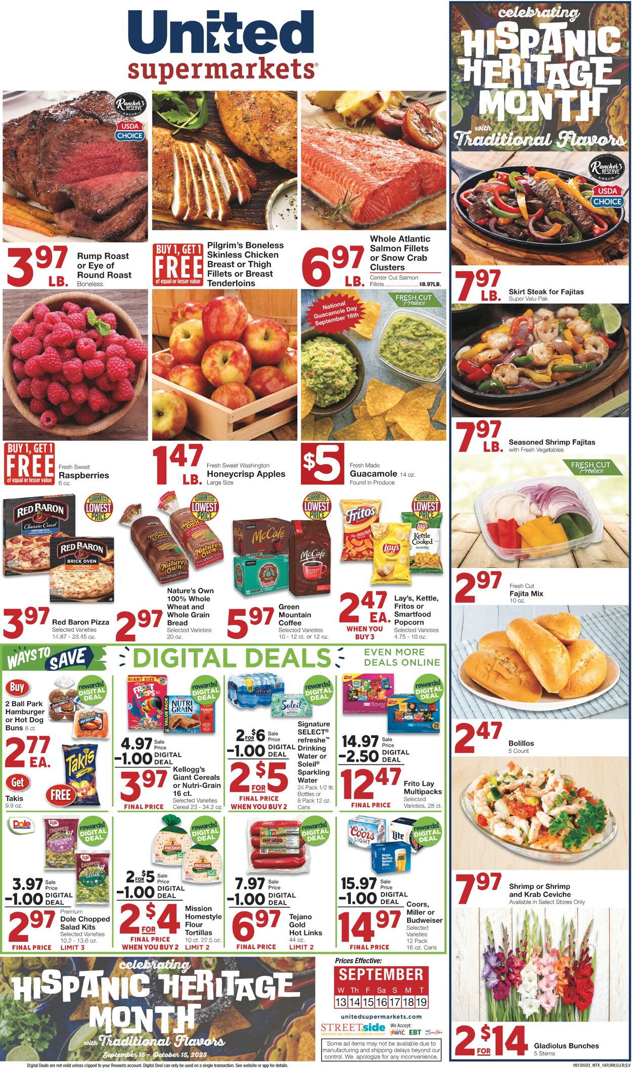United Supermarkets Weekly Ad Circular - valid 09/13-09/19/2023