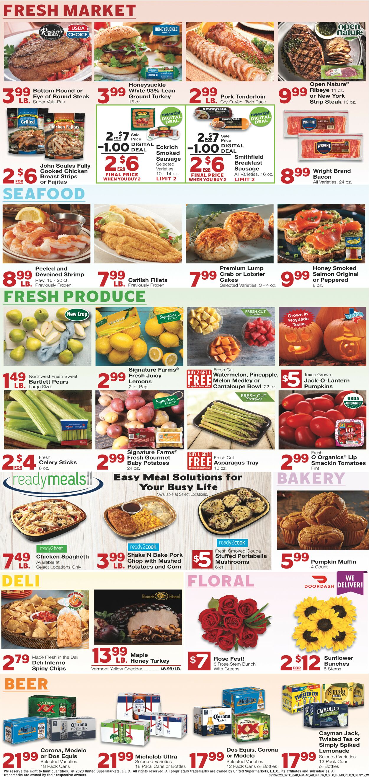 United Supermarkets Weekly Ad Circular - valid 09/13-09/19/2023 (Page 6)