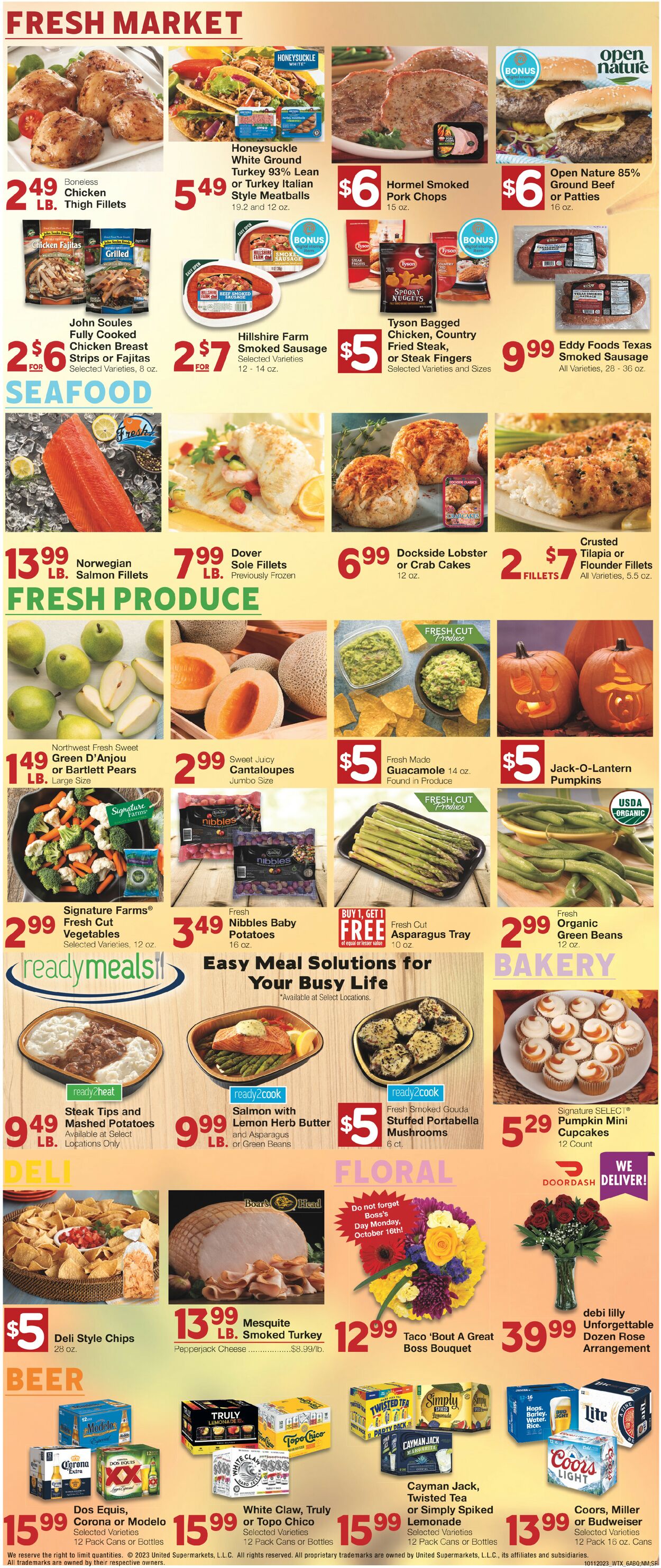 United Supermarkets Weekly Ad Circular - valid 10/11-10/17/2023 (Page 6)