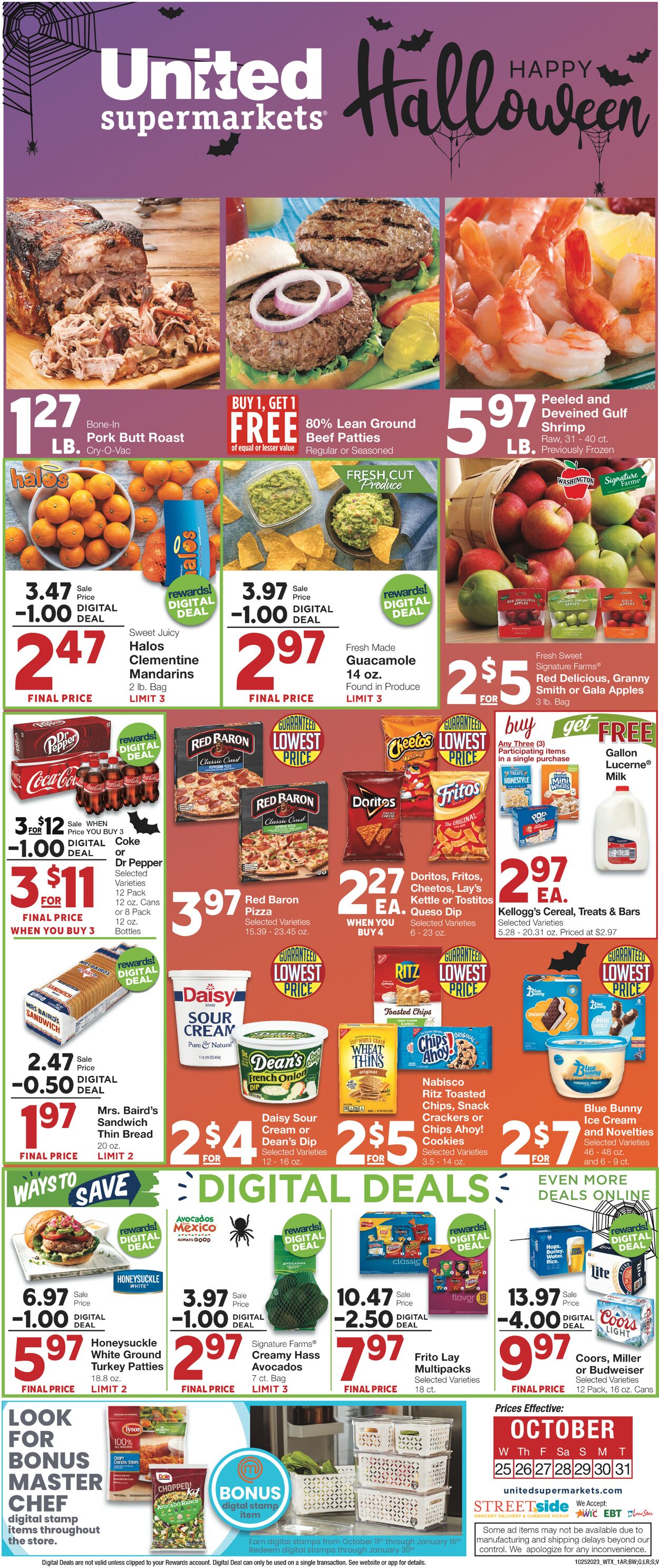 United Supermarkets Weekly Ad Circular - valid 10/25-10/31/2023