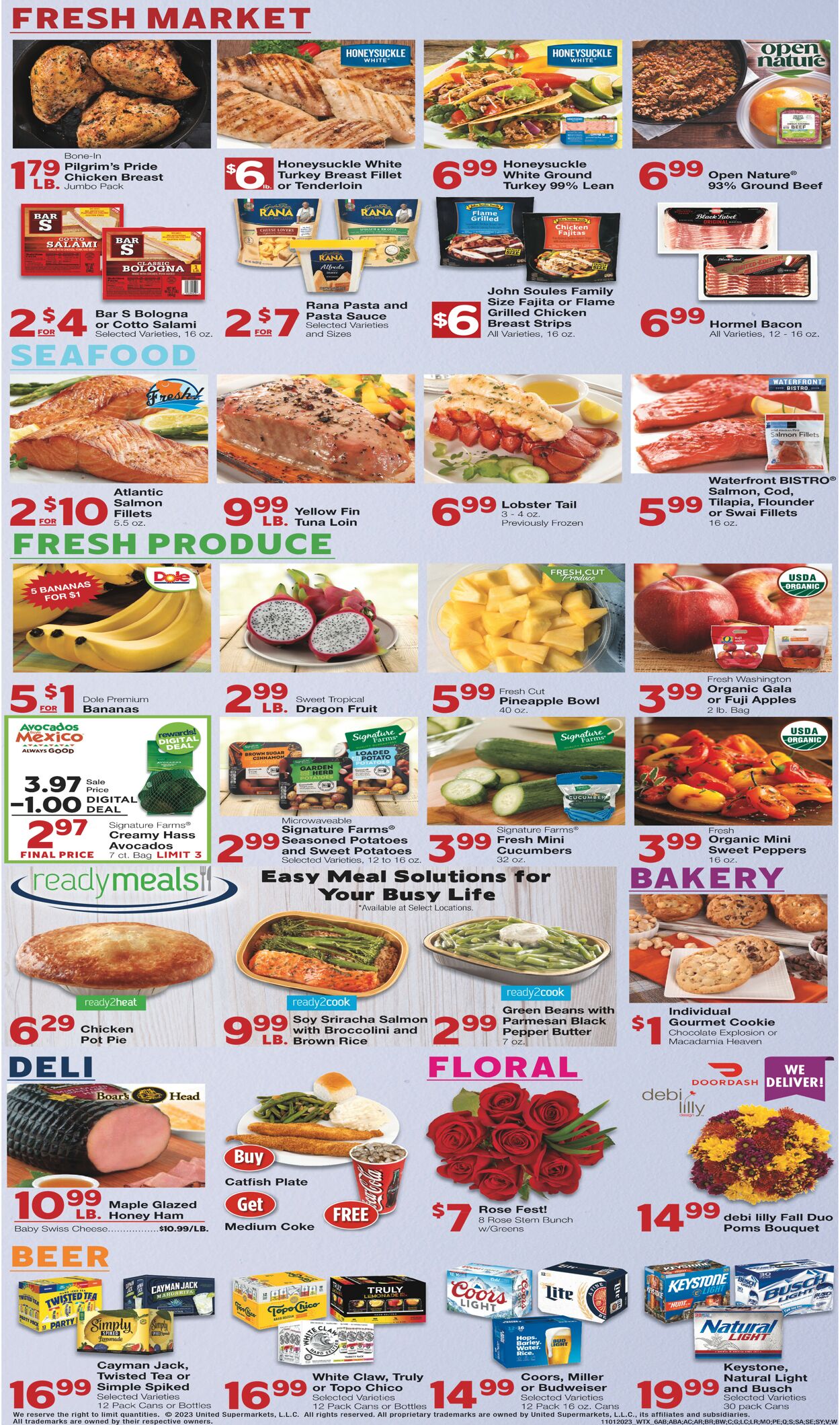 United Supermarkets Weekly Ad Circular - valid 11/01-11/07/2023 (Page 6)