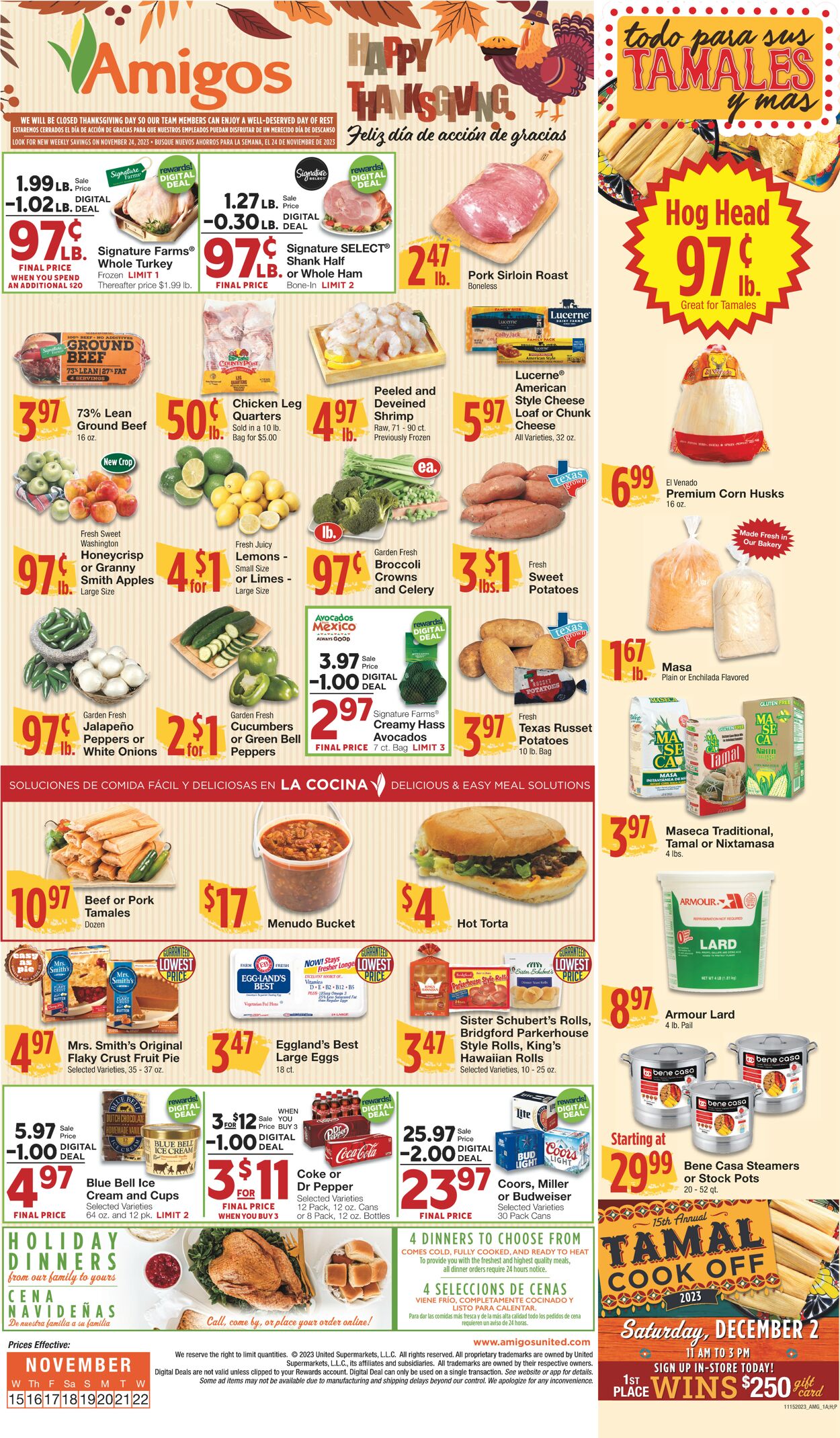 United Supermarkets Weekly Ad Circular - valid 11/15-11/22/2023