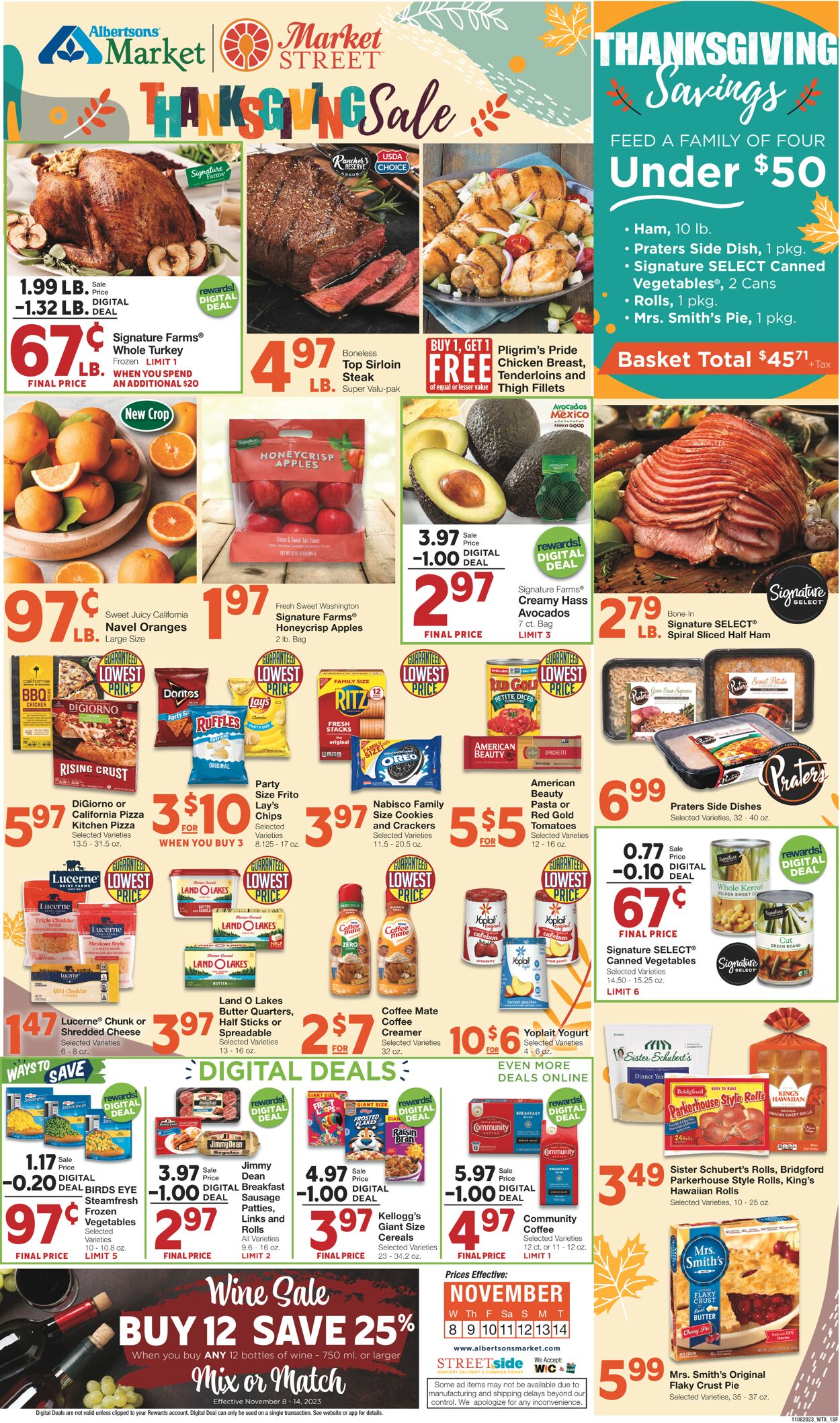 United Supermarkets Weekly Ad Circular - valid 11/08-11/14/2023