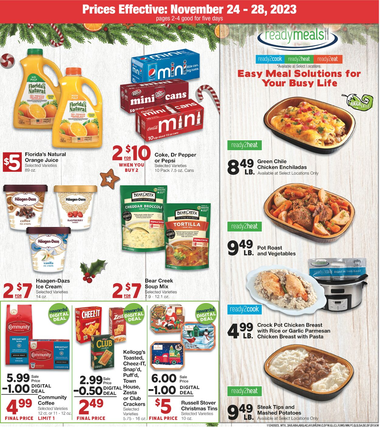 United Supermarkets Weekly Ad Circular - valid 11/24-11/28/2023 (Page 3)