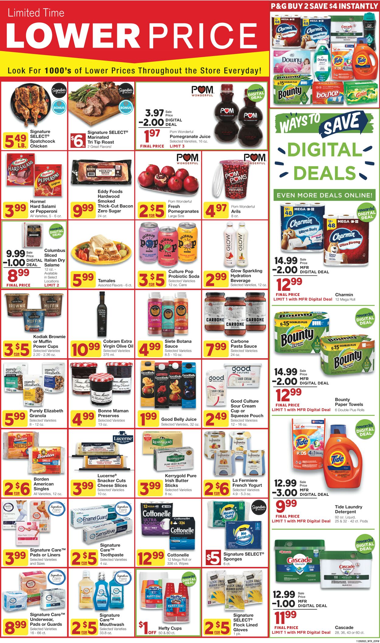 United Supermarkets Weekly Ad Circular - valid 11/28-12/05/2023 (Page 2)
