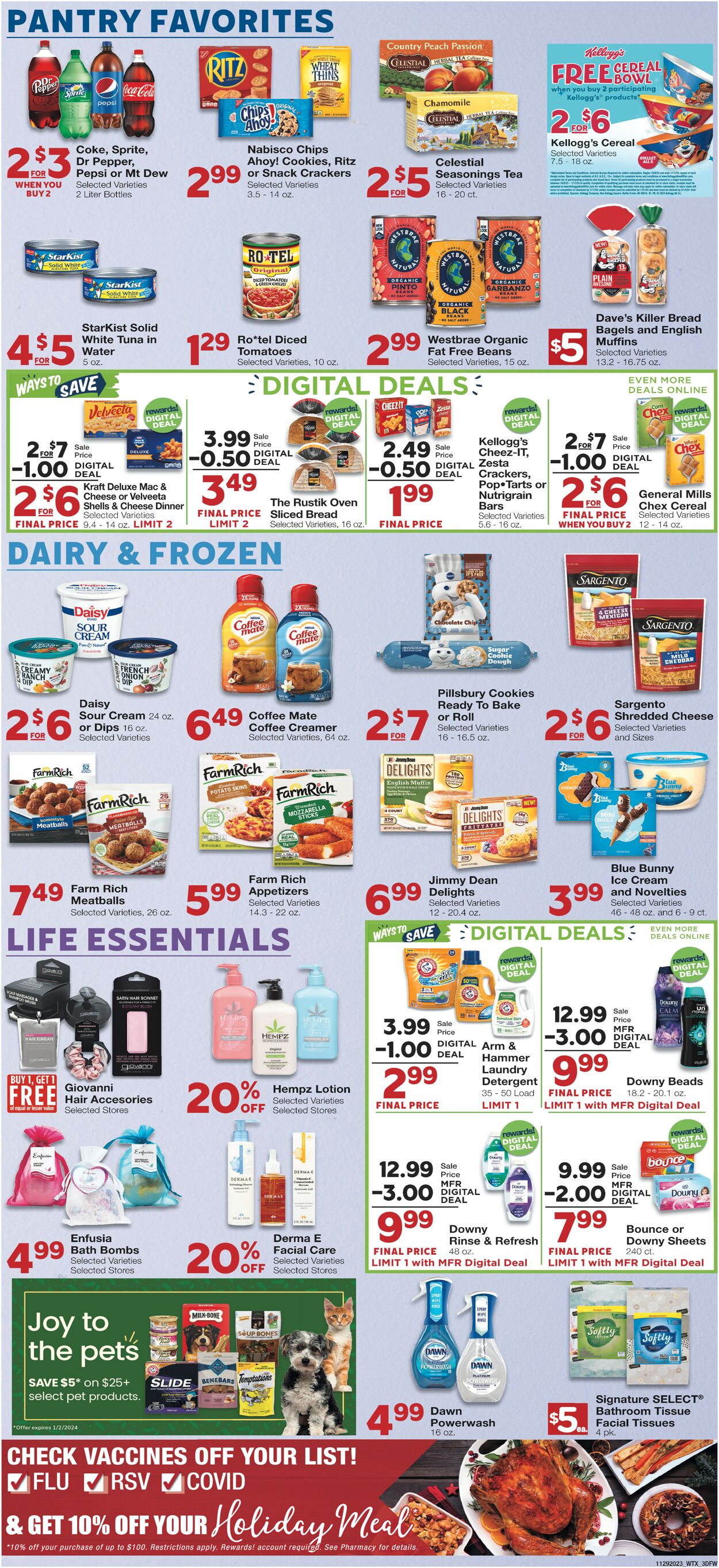 United Supermarkets Weekly Ad Circular - valid 11/28-12/05/2023 (Page 3)