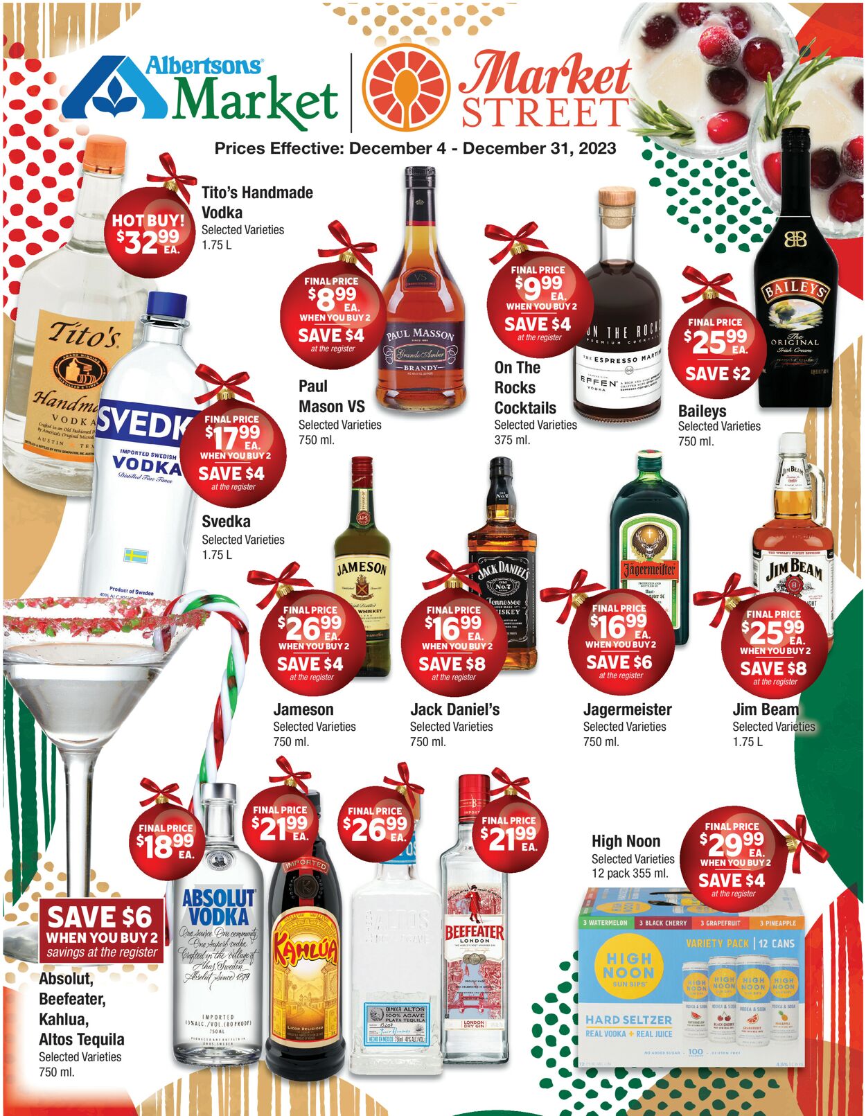 United Supermarkets Weekly Ad Circular - valid 12/04-12/31/2023