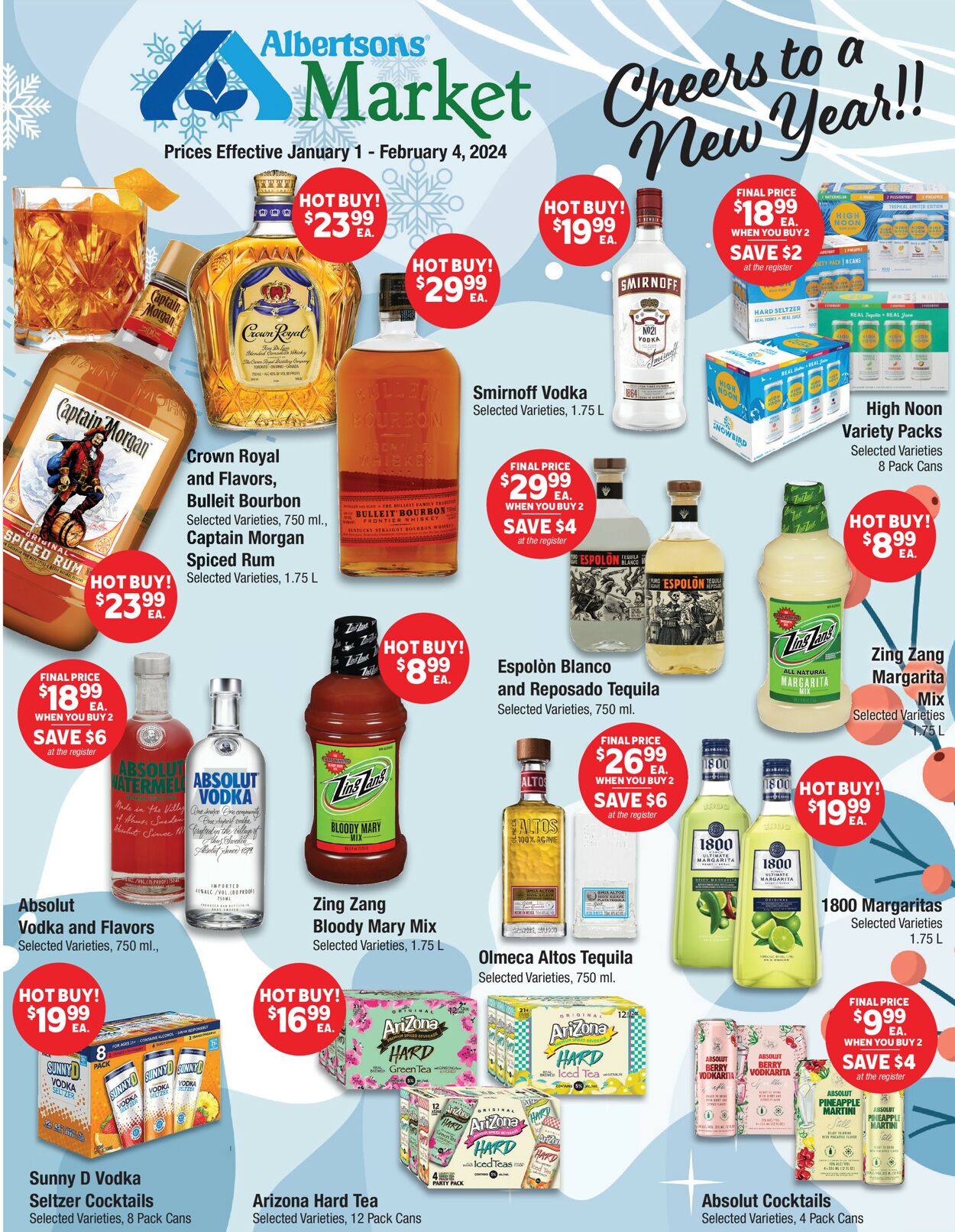 United Supermarkets Weekly Ad Circular - valid 01/01-02/04/2024