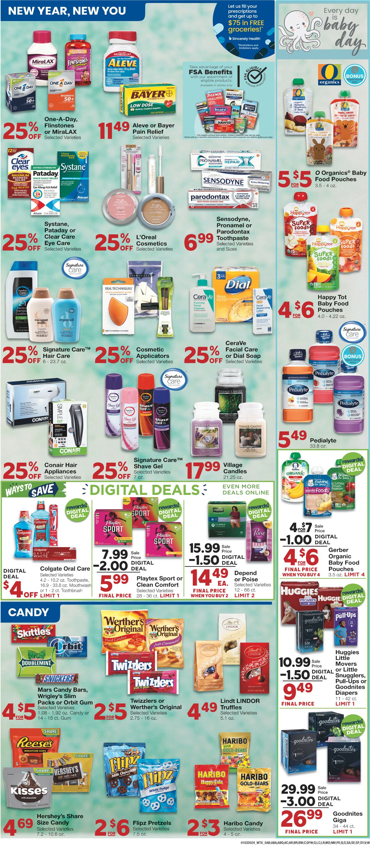 United Supermarkets Weekly Ad Circular - valid 01/03-01/09/2024 (Page 5)