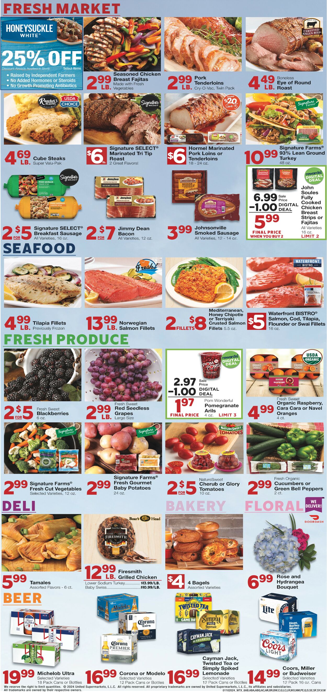 United Supermarkets Weekly Ad Circular - valid 01/10-01/16/2024 (Page 6)