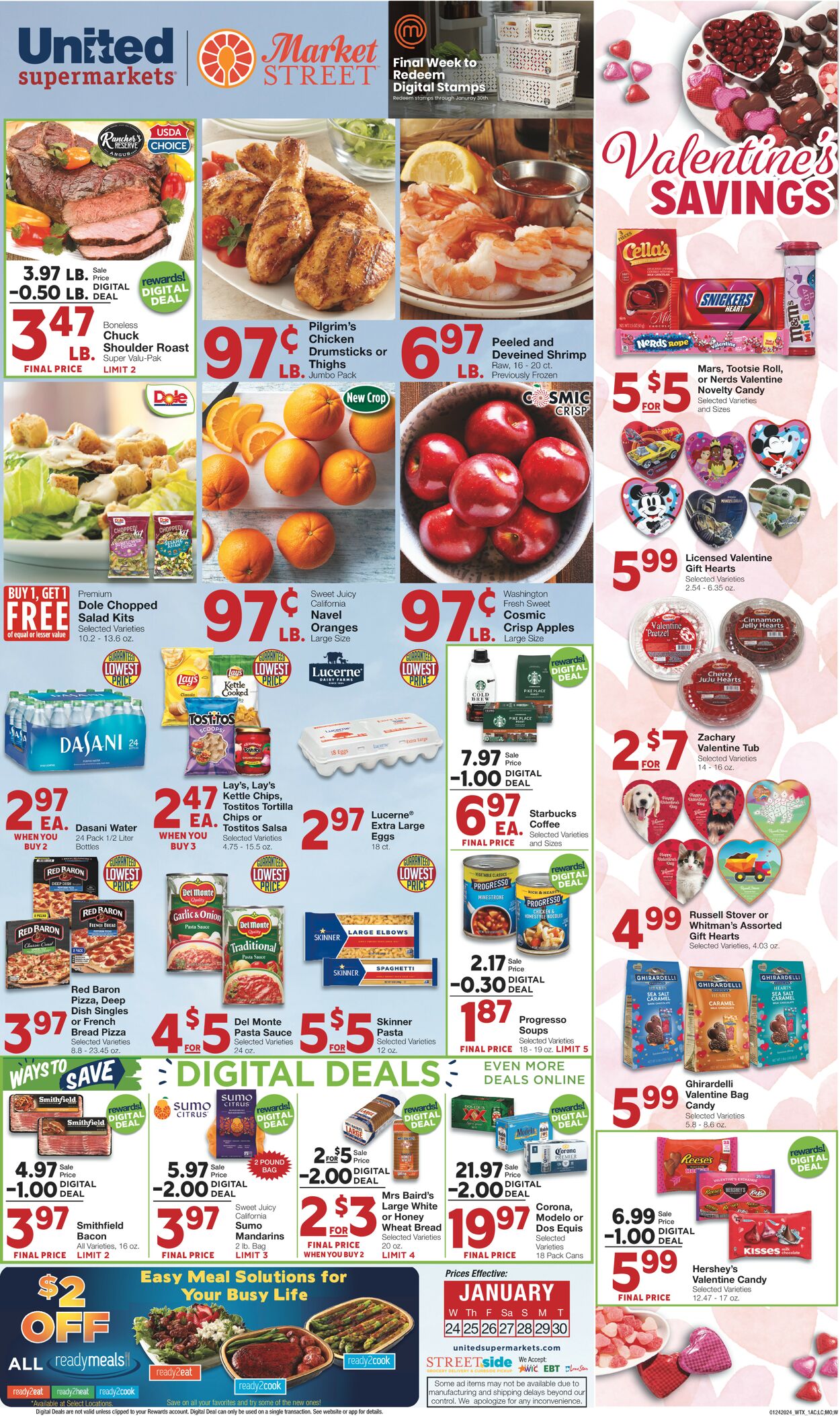 United Supermarkets Weekly Ad Circular - valid 01/24-01/30/2024