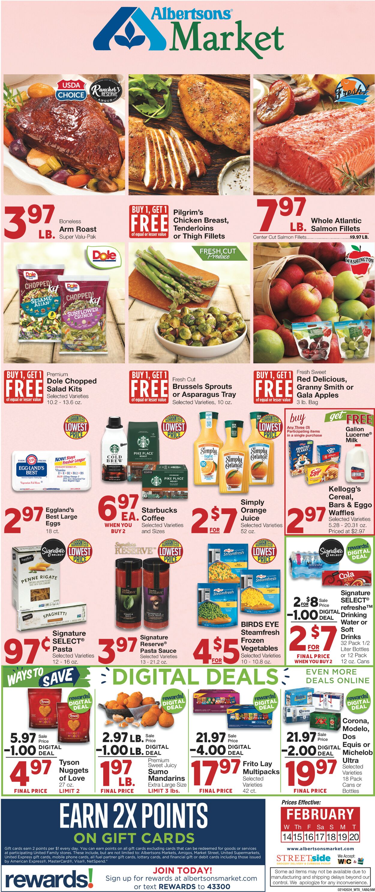 United Supermarkets Weekly Ad Circular - valid 02/14-02/20/2024