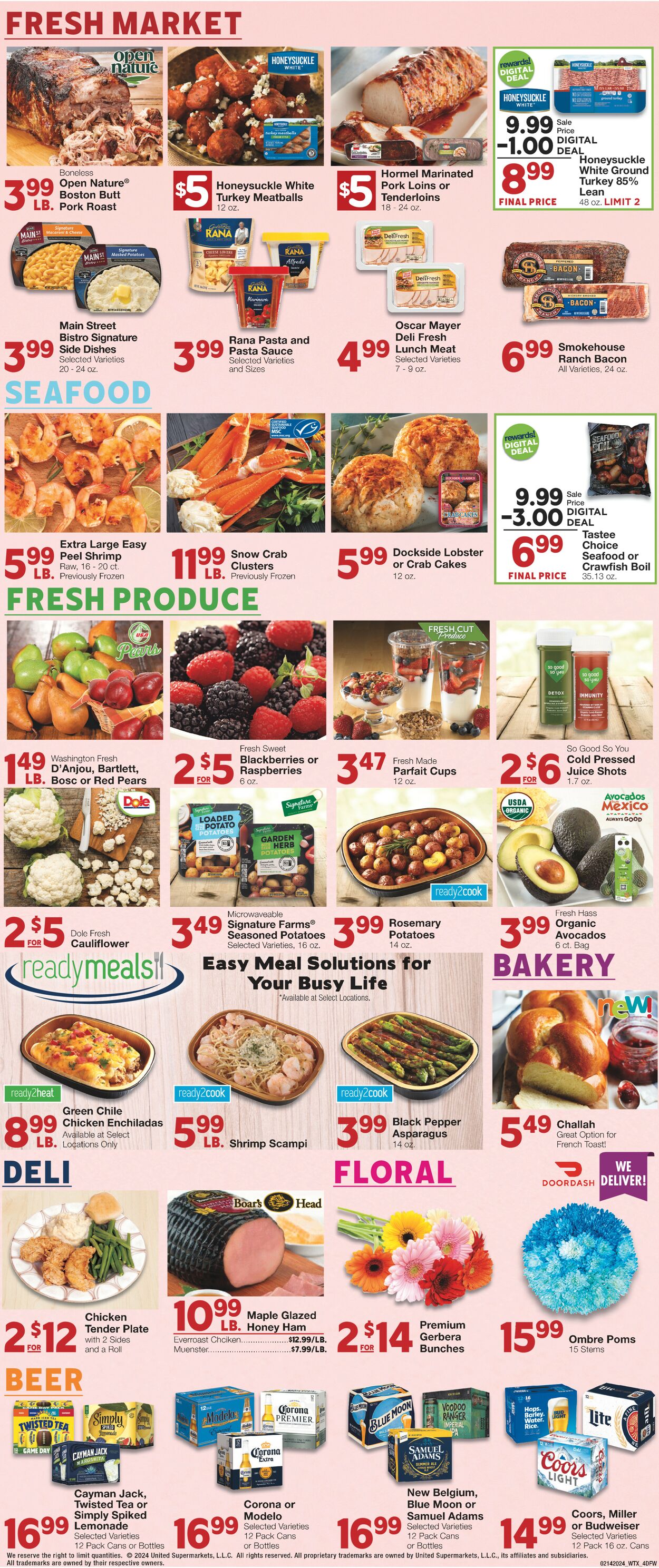 United Supermarkets Weekly Ad Circular - valid 02/14-02/20/2024 (Page 4)