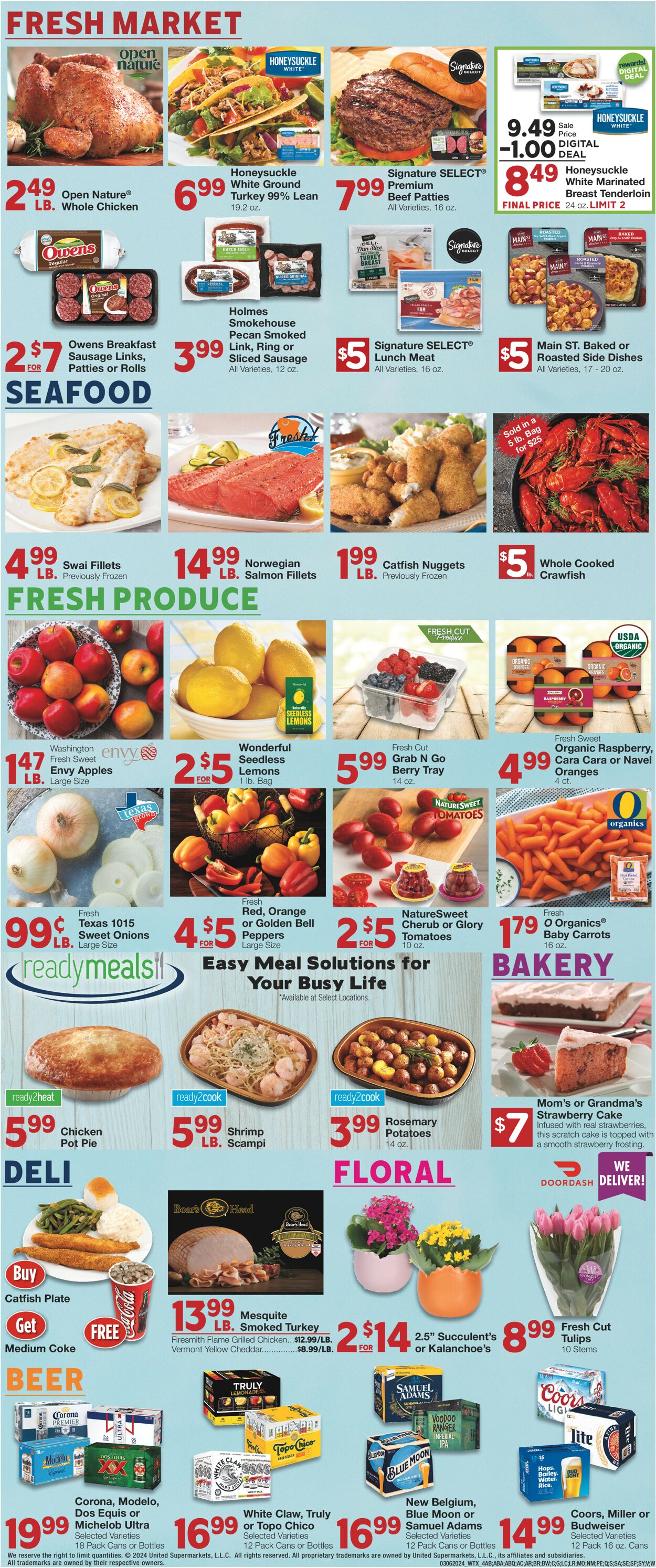 United Supermarkets Weekly Ad Circular - valid 03/06-03/12/2024 (Page 4)