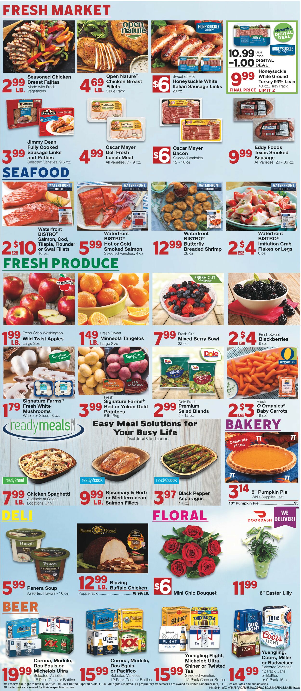United Supermarkets Weekly Ad Circular - valid 03/13-03/19/2024 (Page 6)