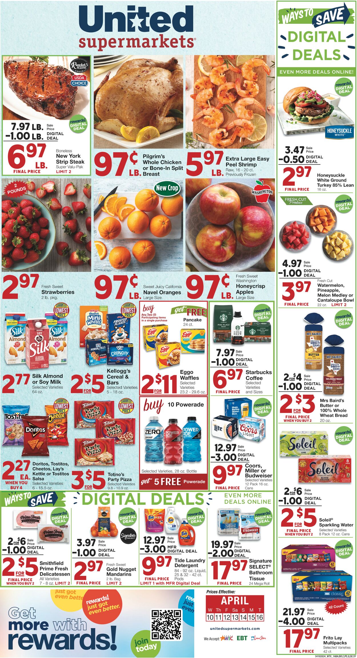 United Supermarkets Weekly Ad Circular - valid 04/10-04/16/2024
